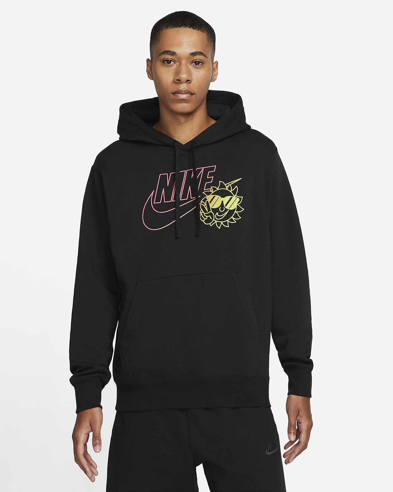 nike sportswear men's fleece pullover hoodie