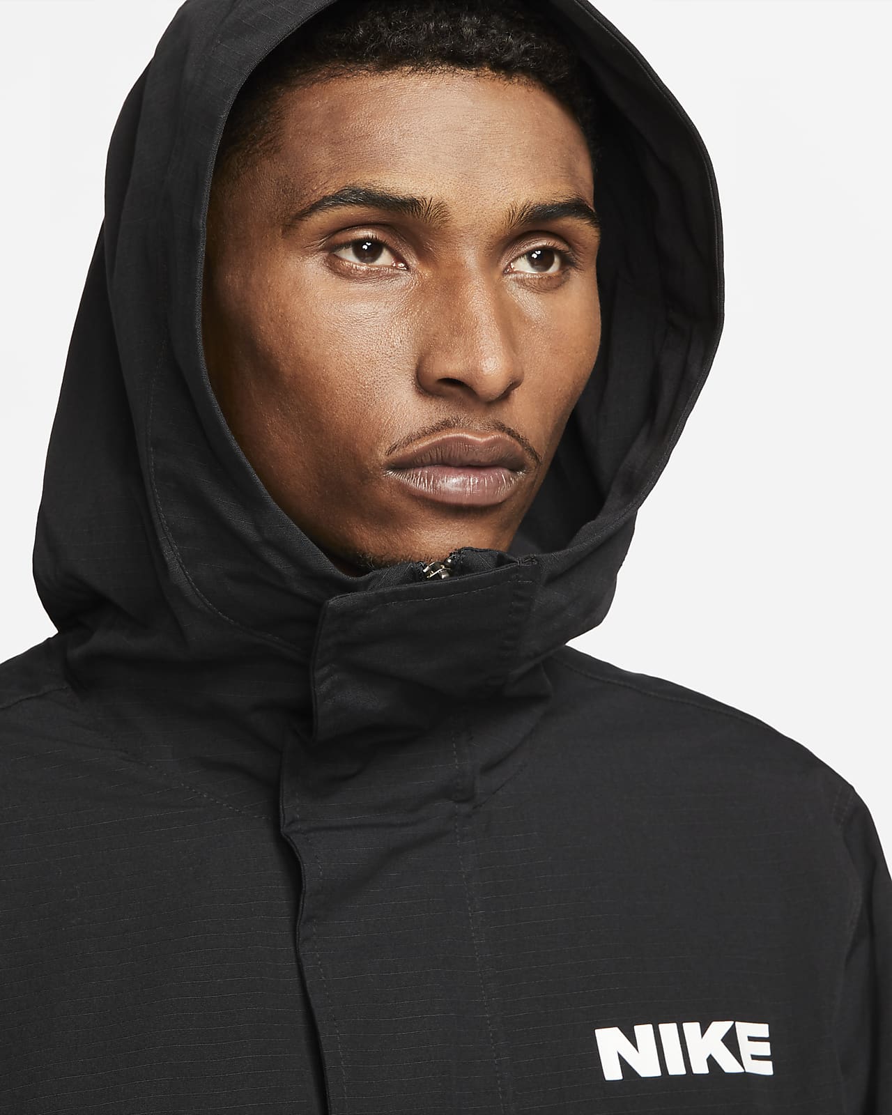 nike hooded woven anorak