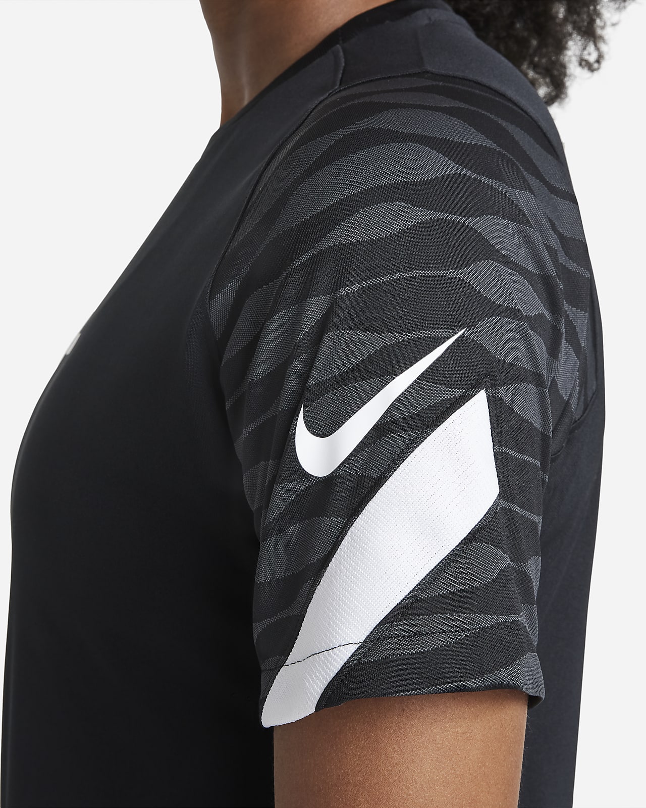 Nike Dri Fit Strike Womens Short Sleeve Football Top Nike Lu