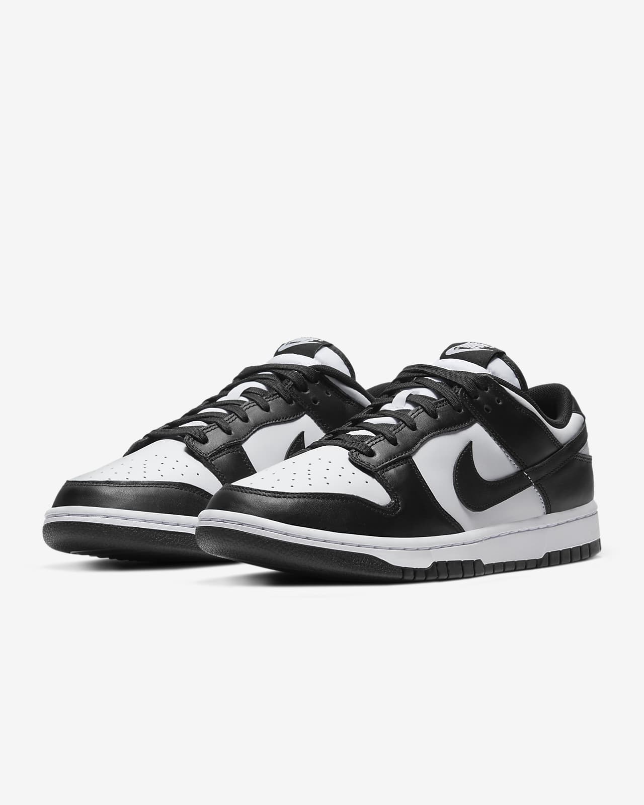 Black and white dunks men