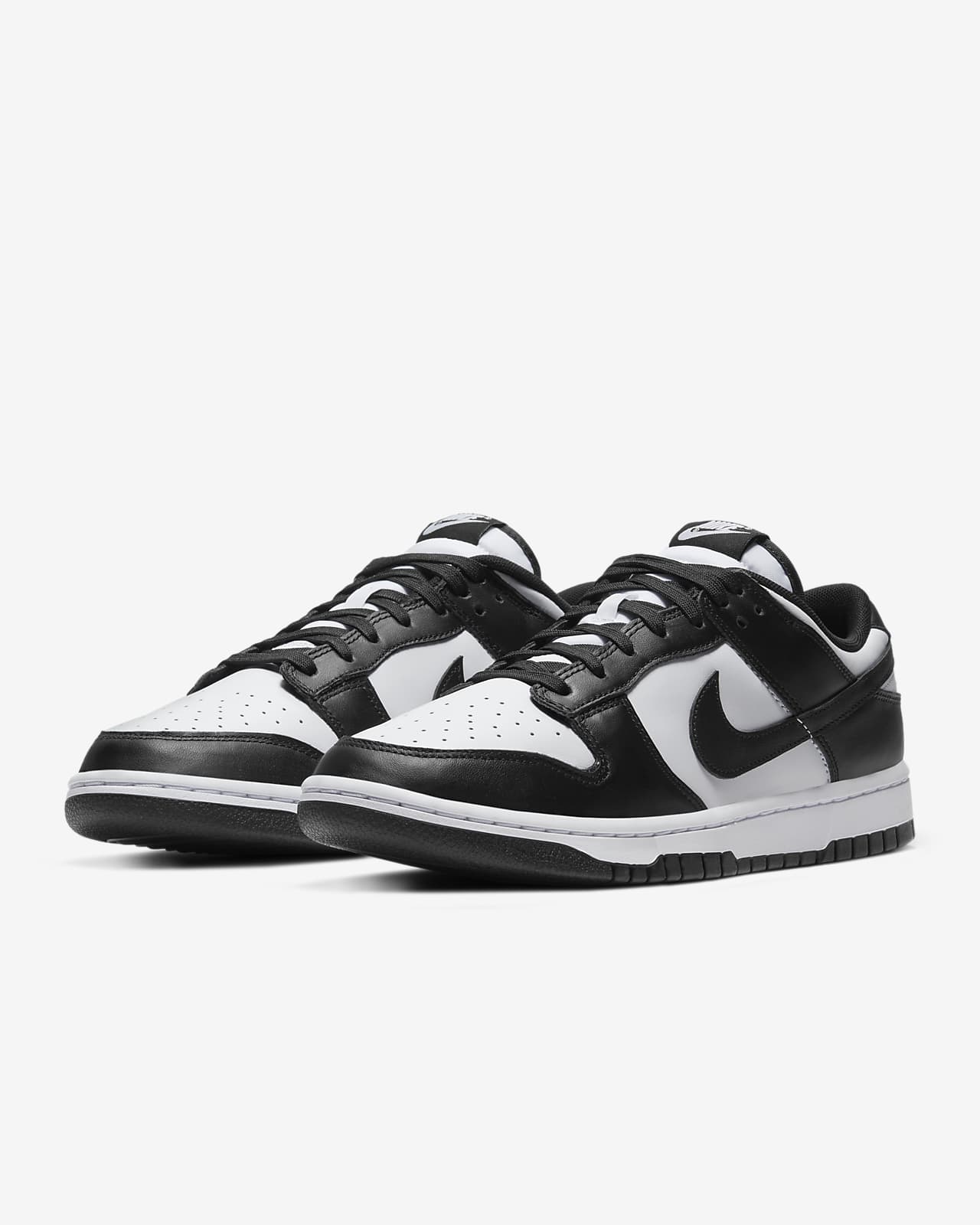 air force dunks low black and white