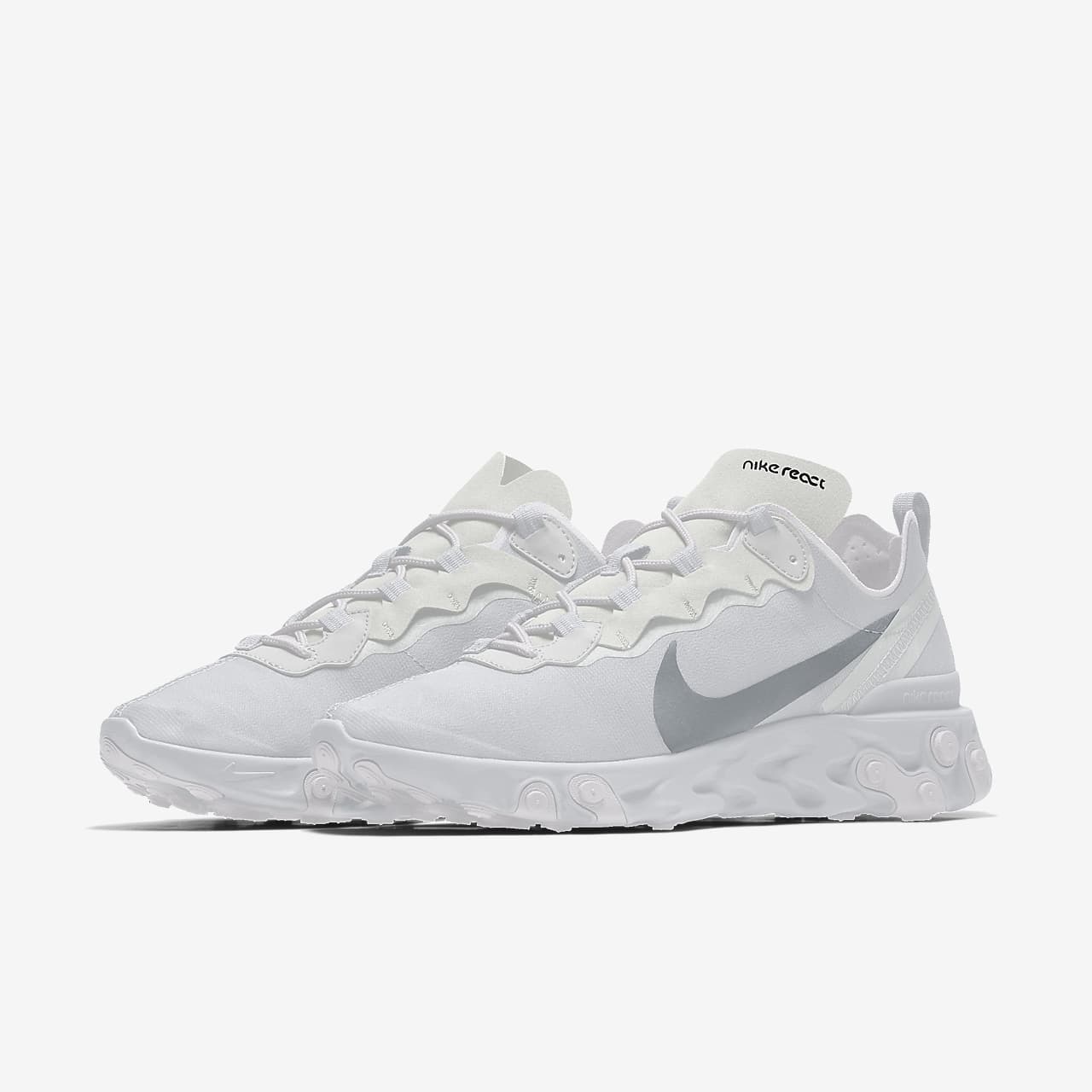 Chaussure lifestyle personnalisable Nike React Element 55 By You ...