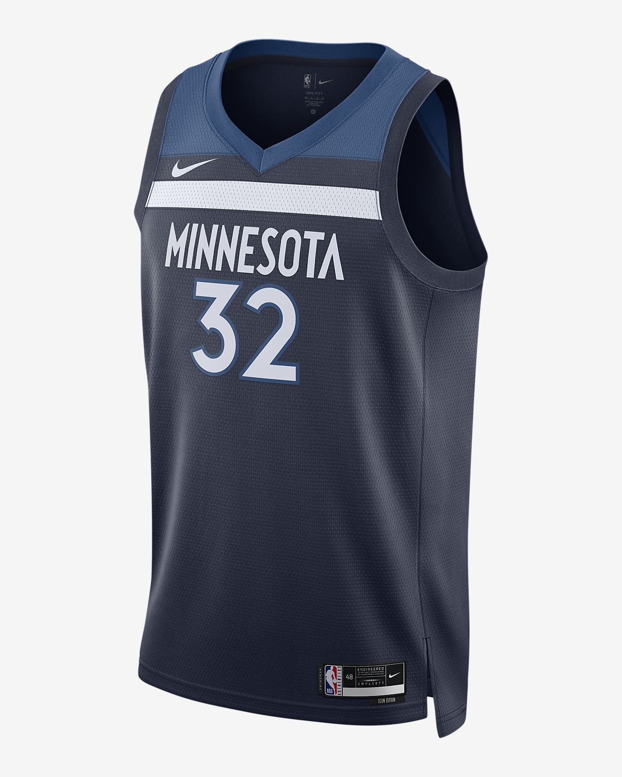 Minnesota Timberwolves Icon Edition 2022/23 Nike Dri-FIT NBA Swingman-drakt til herre