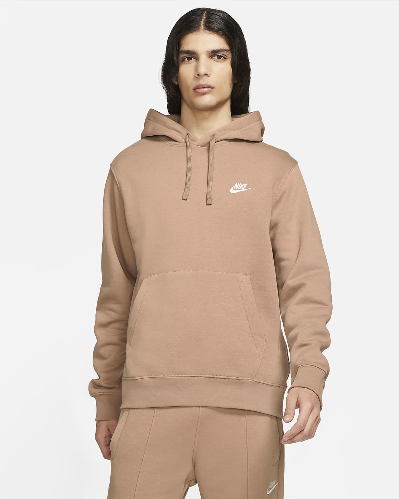 nike men's pullover fleece hoodie