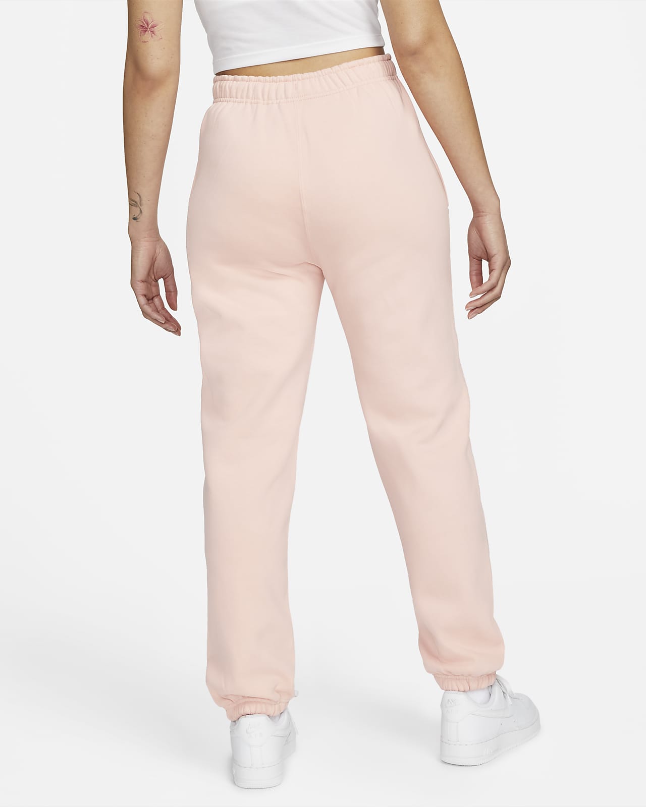Pants de tejido Fleece para mujer Nike Solo Swoosh. Nike MX