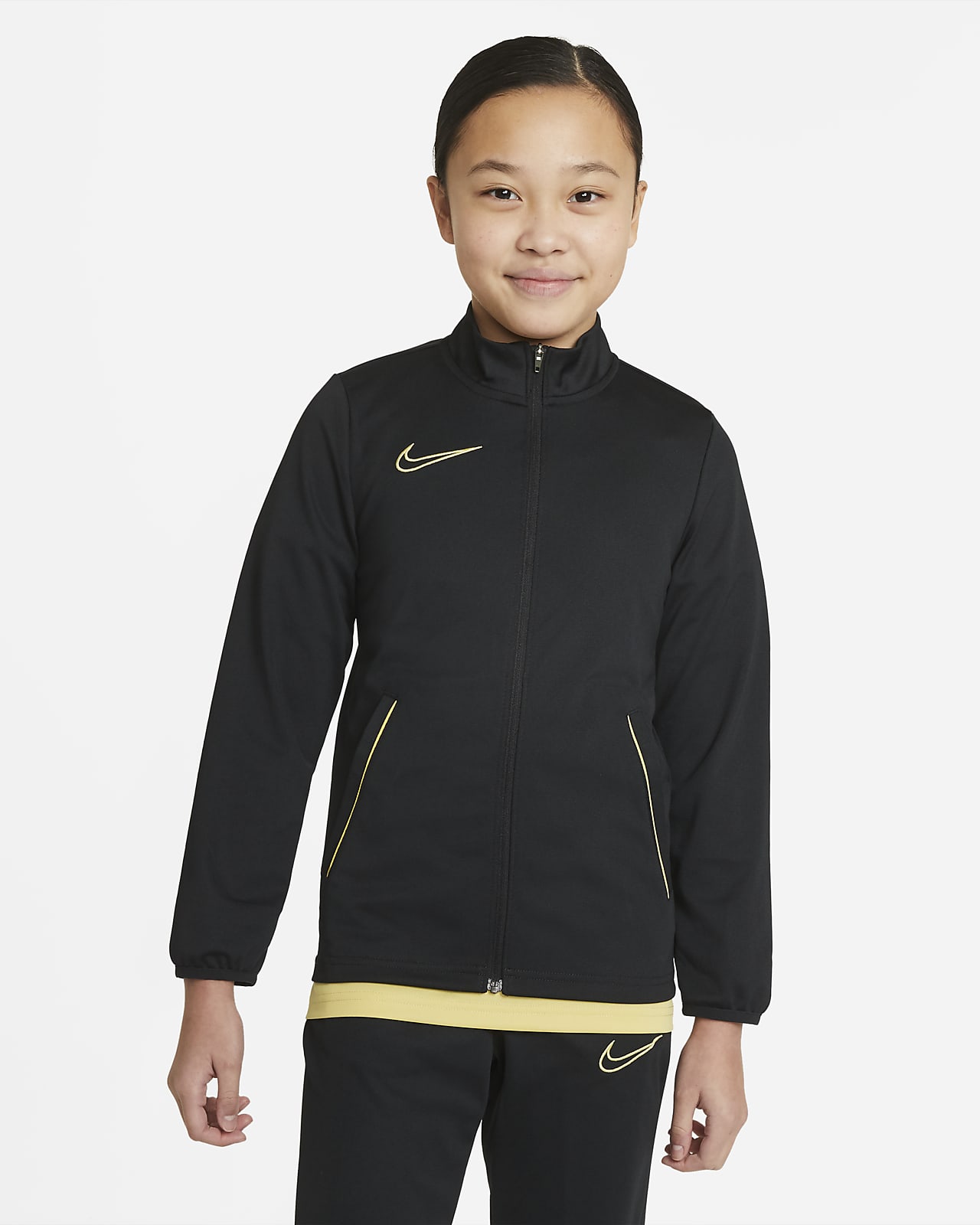 Nike Dri-FIT Academy Older Kids' Knit Football Tracksuit. Nike AE