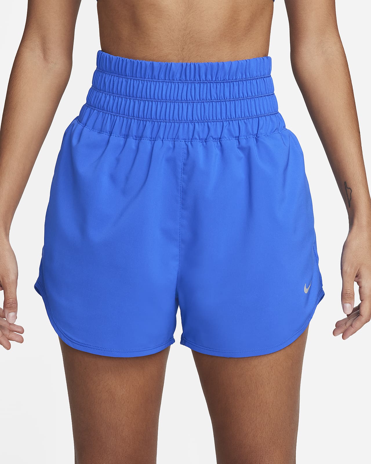 Short taille ultra haute avec sous short int gr 8 cm Dri FIT Nike One pour femme
