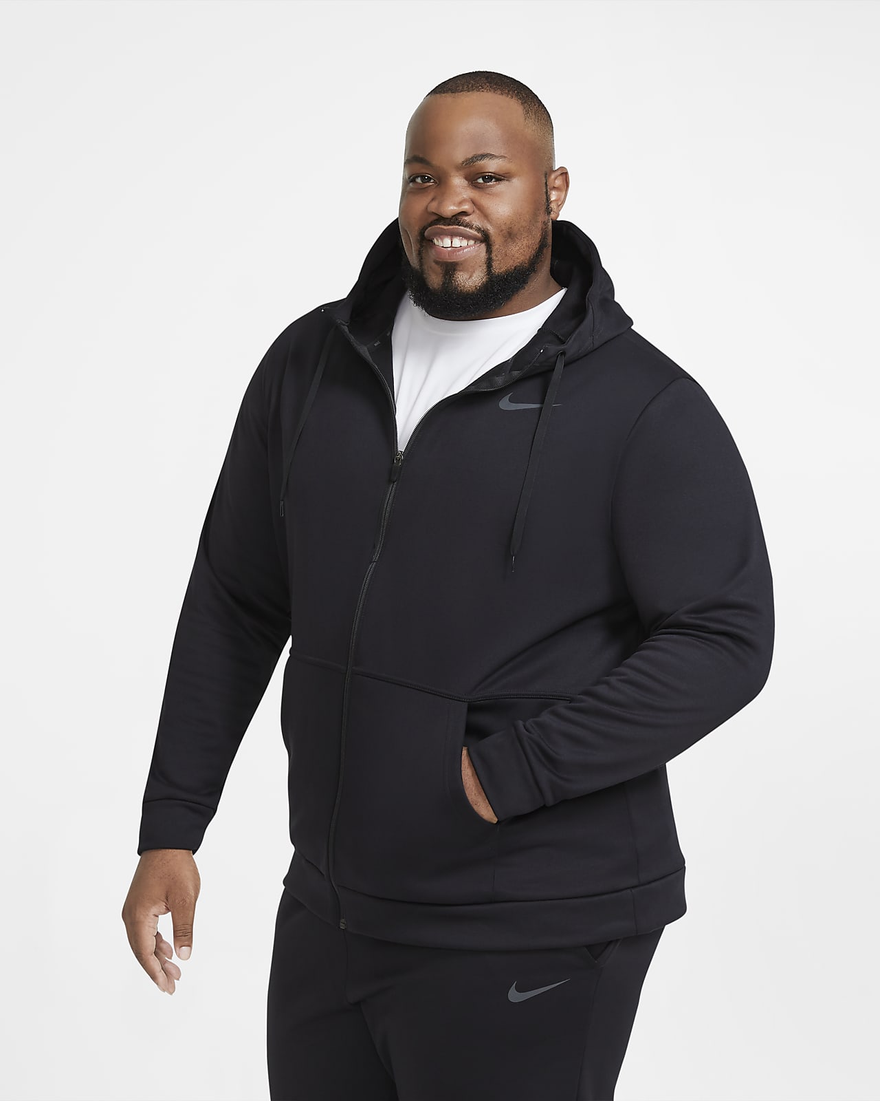 Nike Therma Men's Full-Zip Training Hoodie. Nike EG