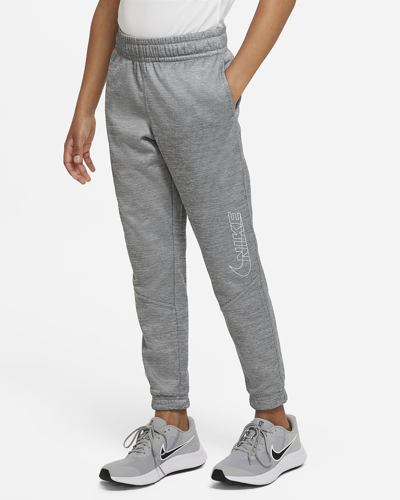 Nike Therma-FIT Older Kids' (Boys') Graphic Tapered Training Trousers