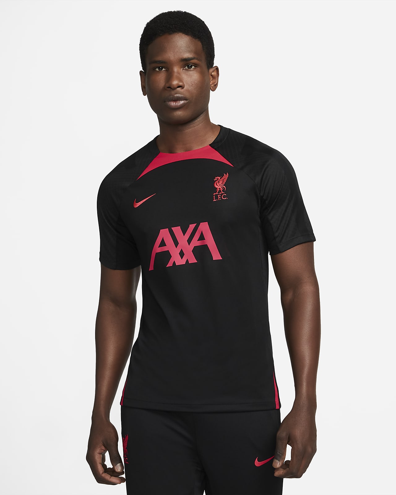 เสื้อฟุตบอลแขนสั้นผู้ชาย Nike Dri-FIT Liverpool FC Strike