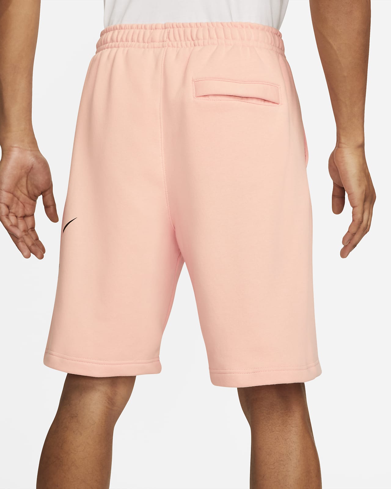 nike sportswear club fleece shorts pink