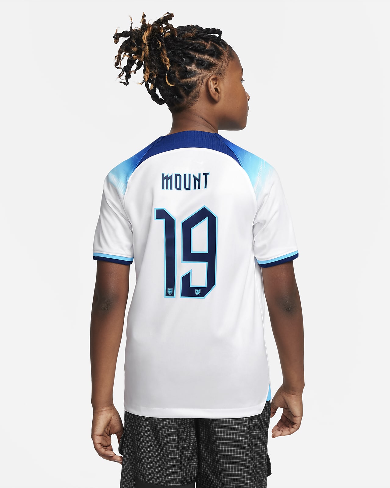 Mason Mount England 2022/23 Stadium Home Older Kids Nike Dri-FIT Football Shirt