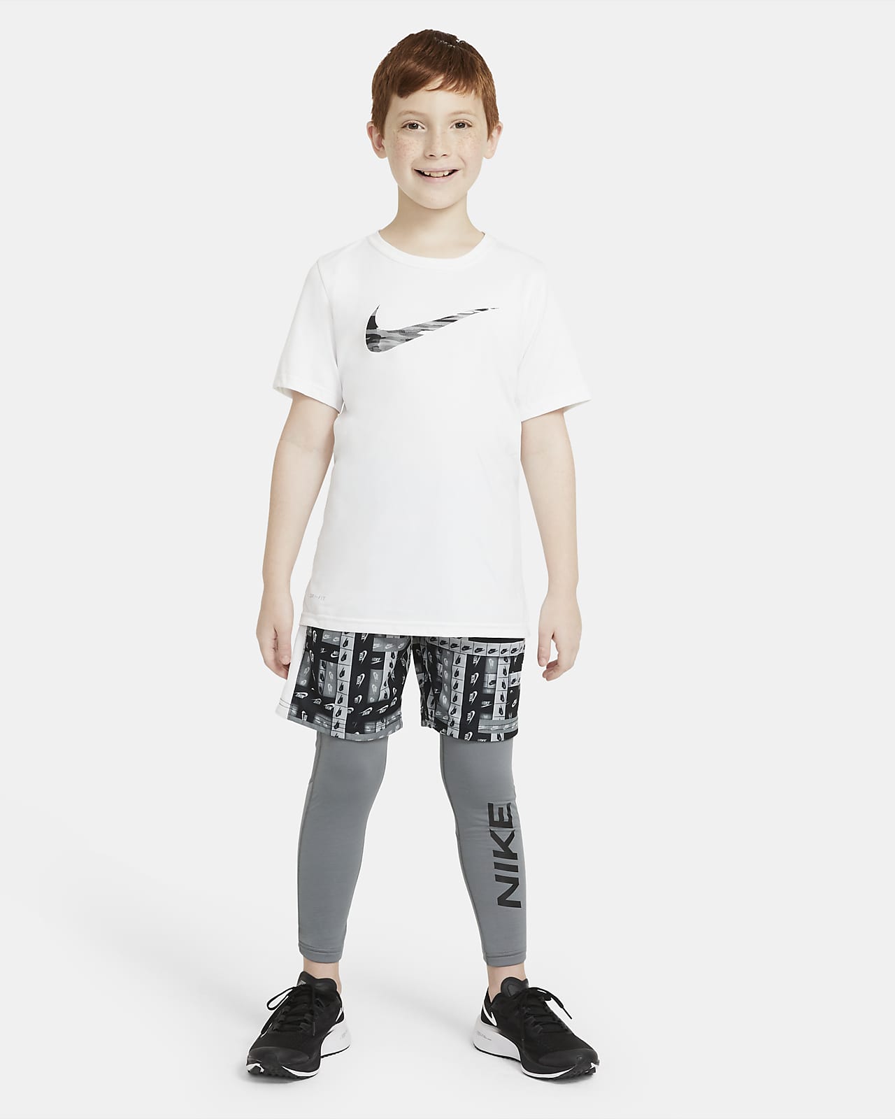 Nike Pro Warm Big Kids' (Boys') Graphic 