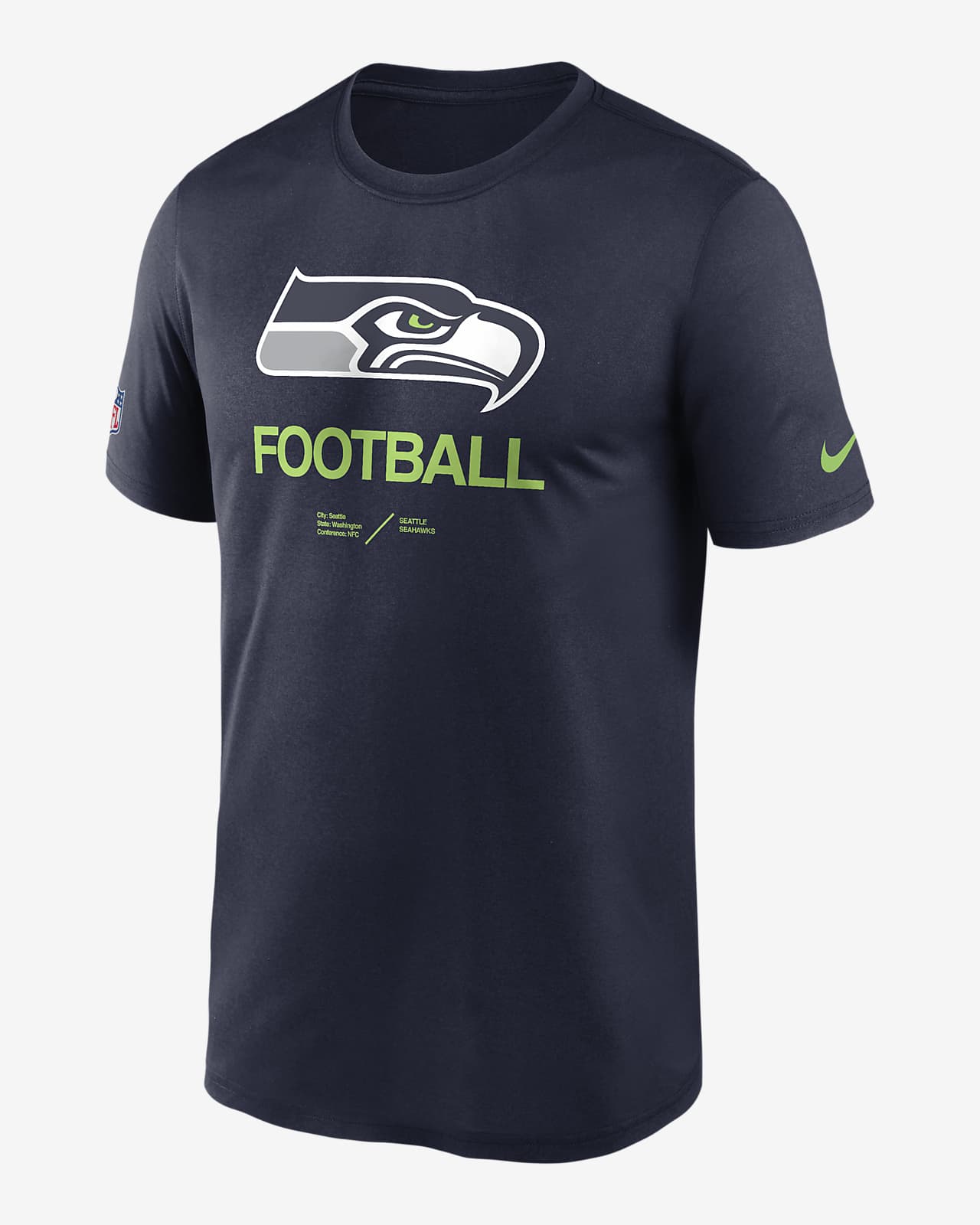 Nike Dri-FIT Infograph (NFL Seattle Seahawks) Men's T-Shirt. Nike.com