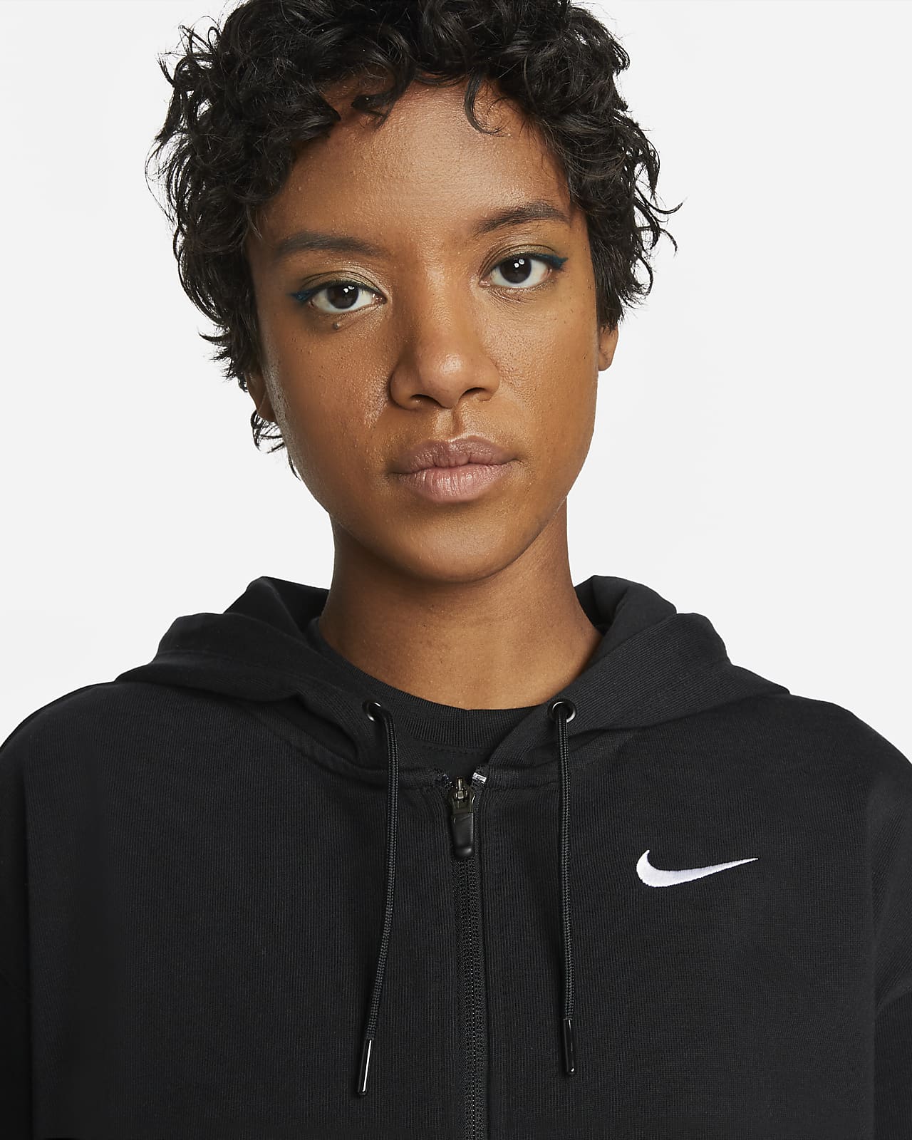 Nike Sportswear Women's Jersey Oversized Full-Zip Hoodie. Nike NO