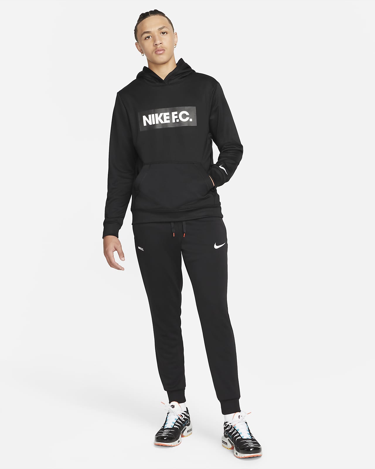 Tacto Universal Apto Nike F.C. Sudadera con capucha de fútbol - Hombre. Nike ES