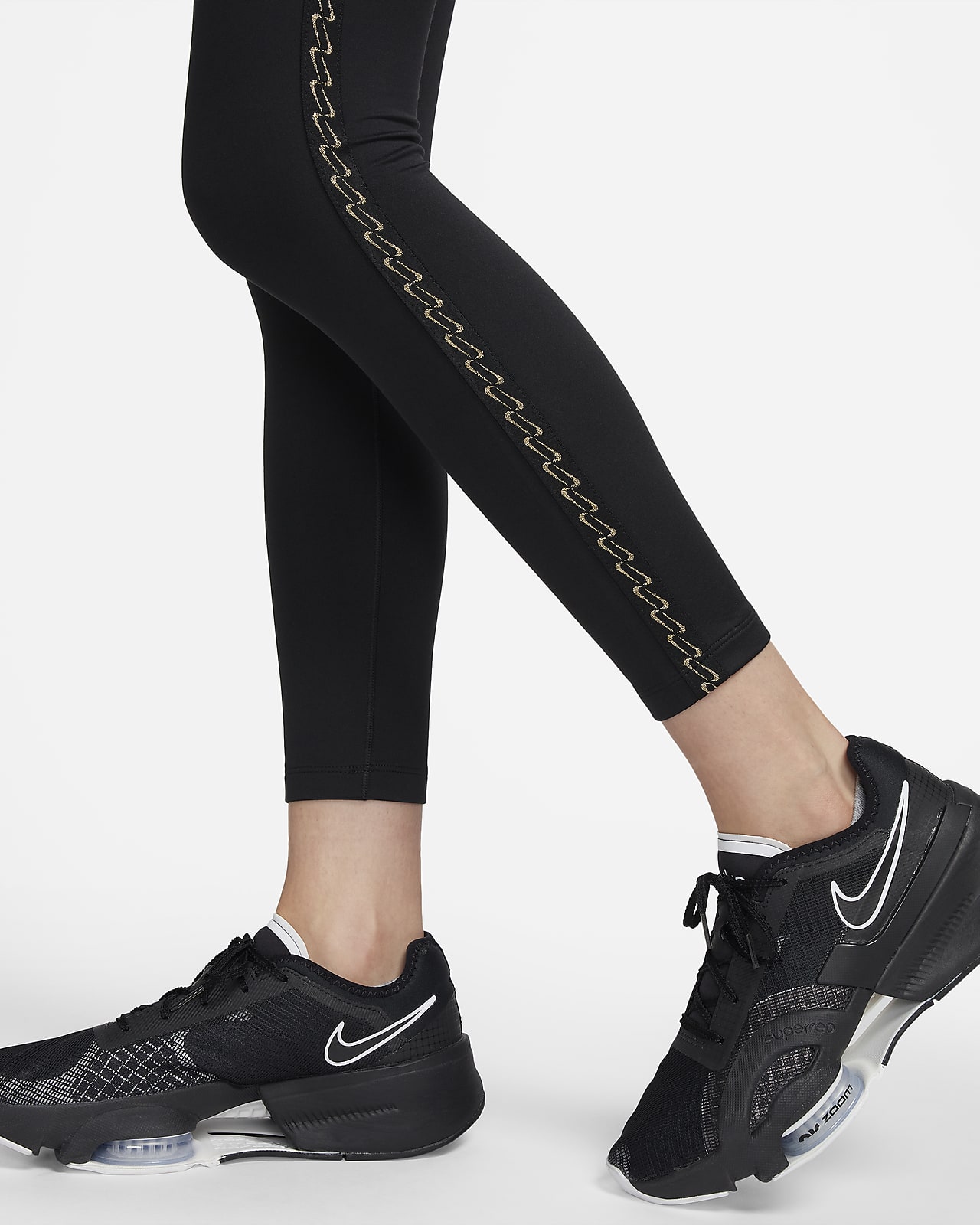 Nike One Women's High-Waisted 7/8 Printed Leggings. Nike CZ