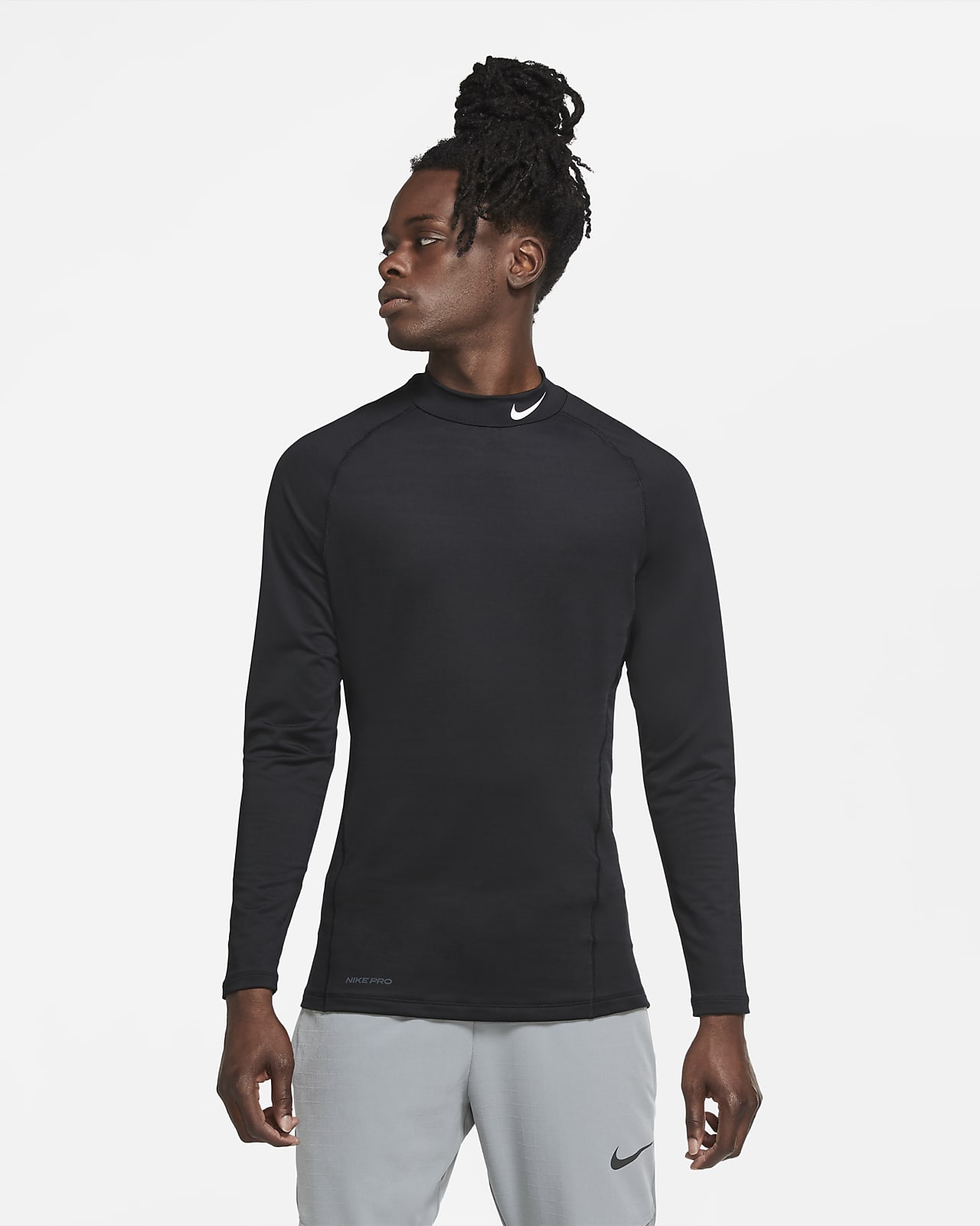 nike pro warm top