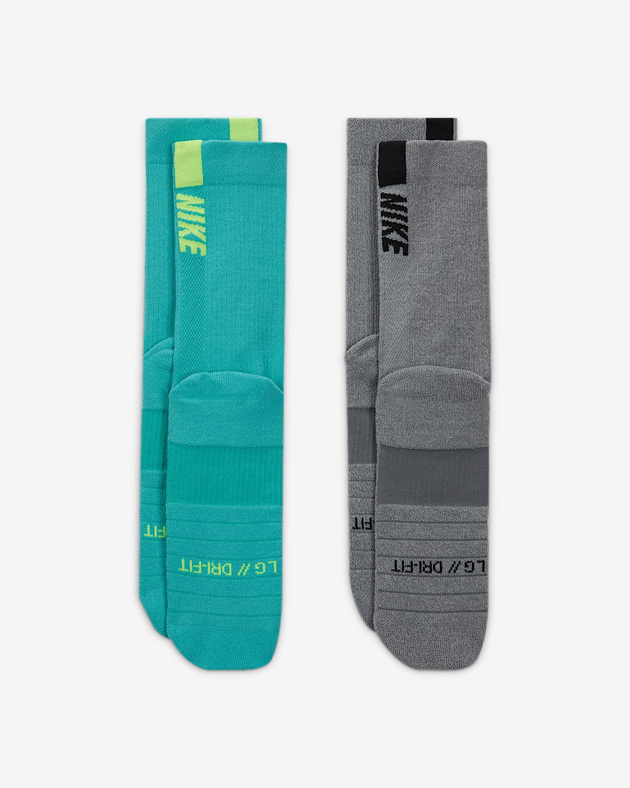 teal nike socks