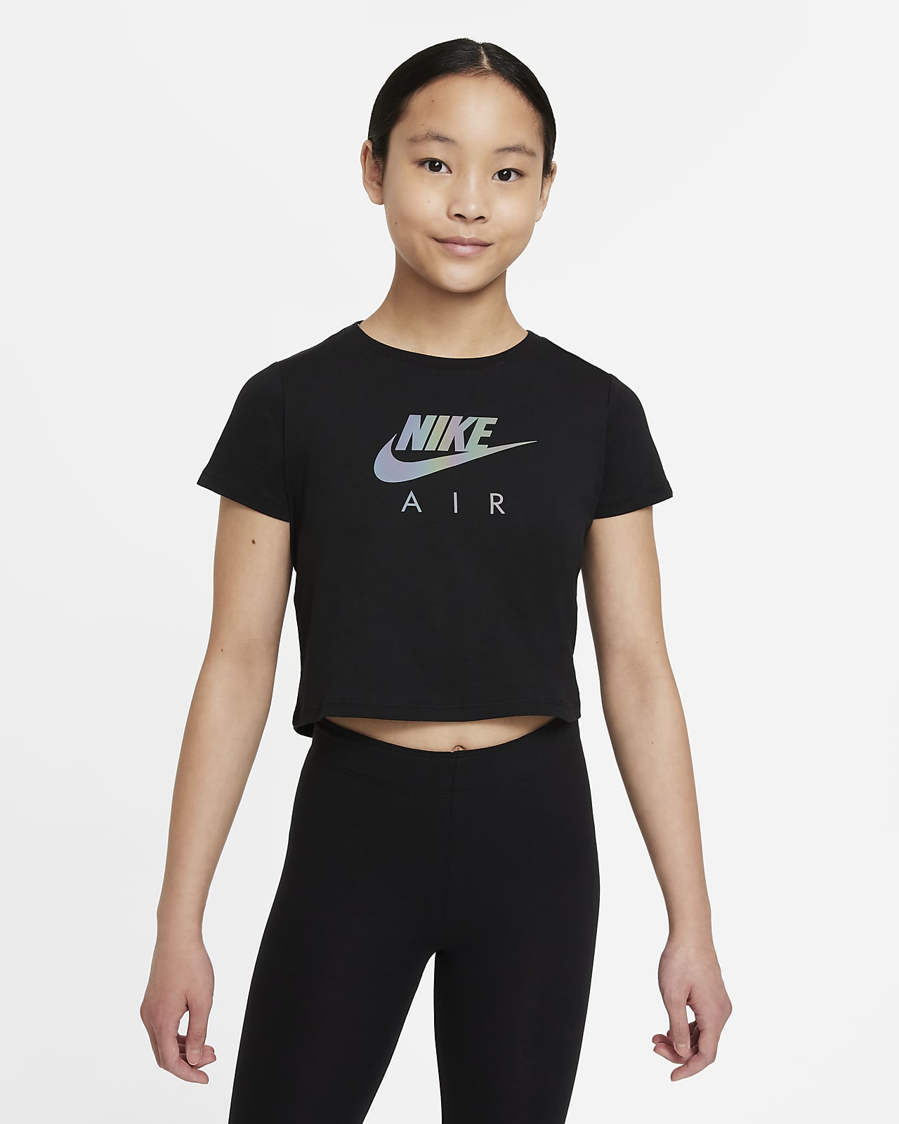 Укороченная футболка для девочек школьного возраста Nike Sportswear