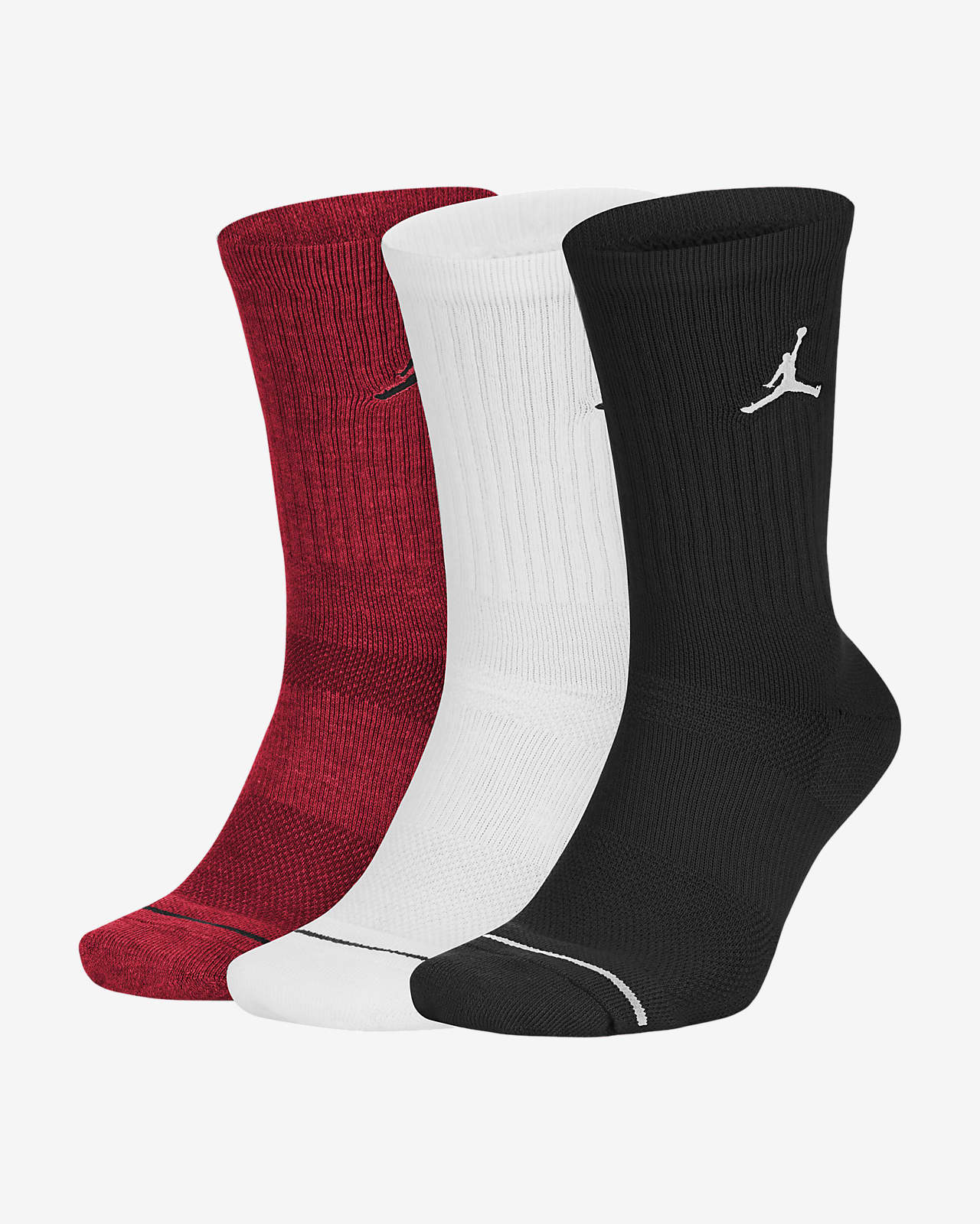 Jordan Everyday Max Unisex Crew Socks (3 Pack). Nike JP