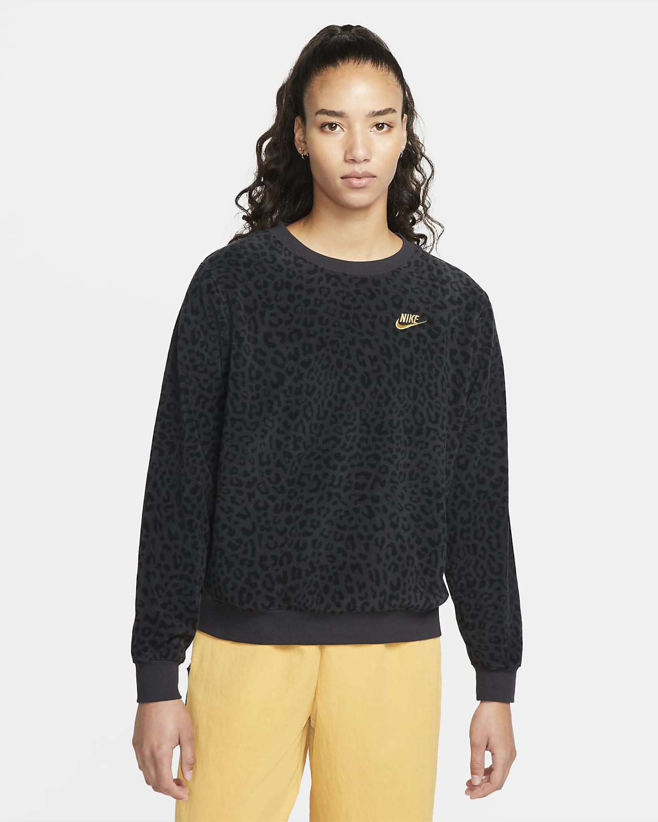 nike fuzzy sweater women's