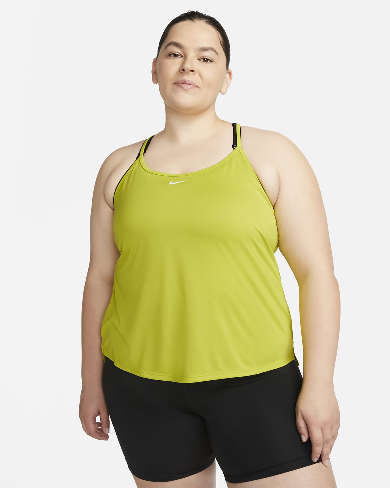 Camiseta de de ajuste estándar para mujer (talla grande) Nike Dri-FIT One Elastika. Nike.com