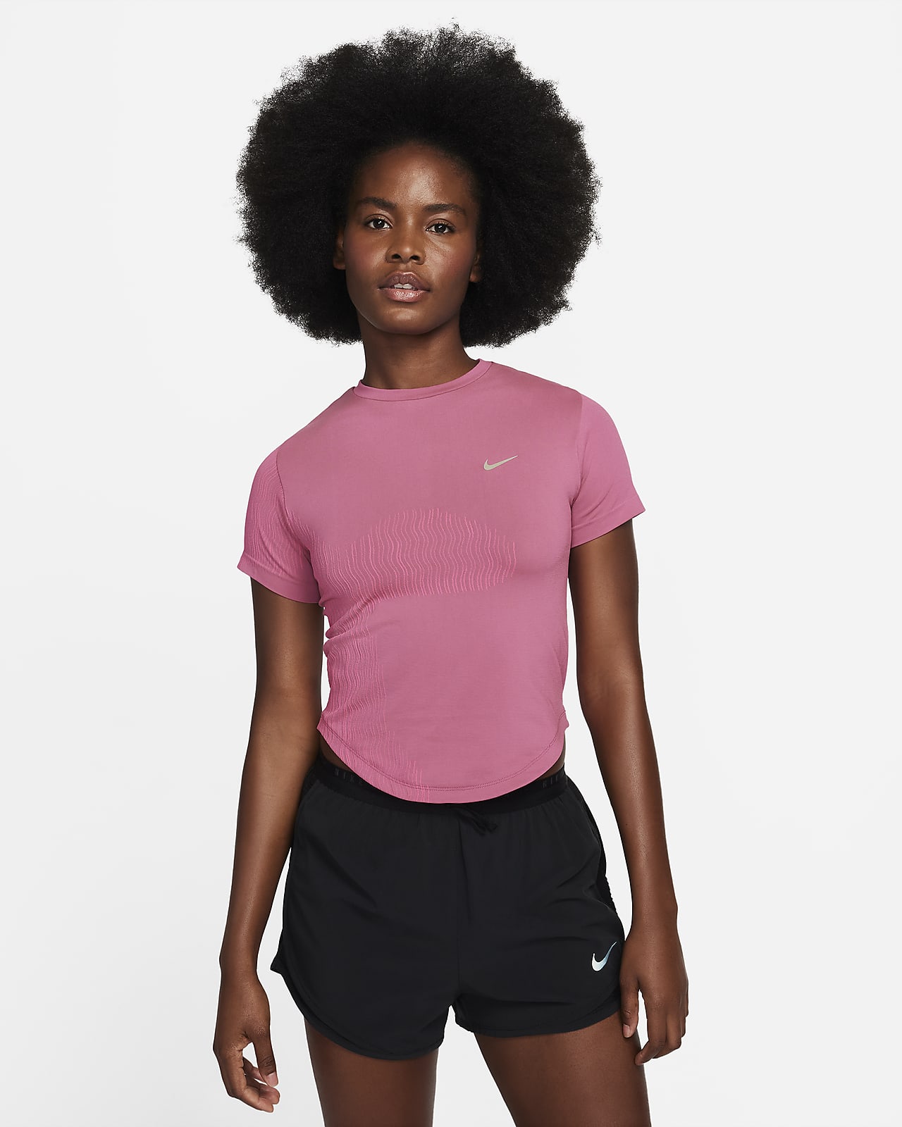 Damska koszulka z krótkim rękawem do biegania Dri-FIT ADV Nike Running Division