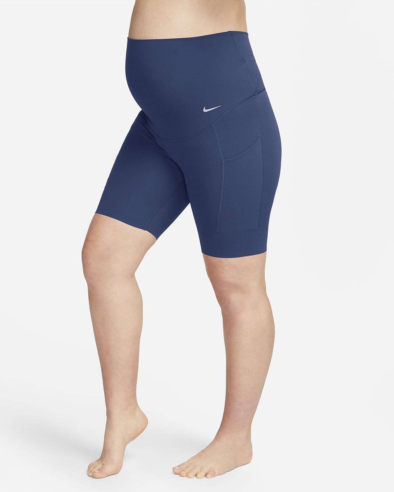 Nike Zenvy (M) Women's Gentle-Support High-Waisted 20cm (approx.) Biker  Shorts (Maternity). Nike IN