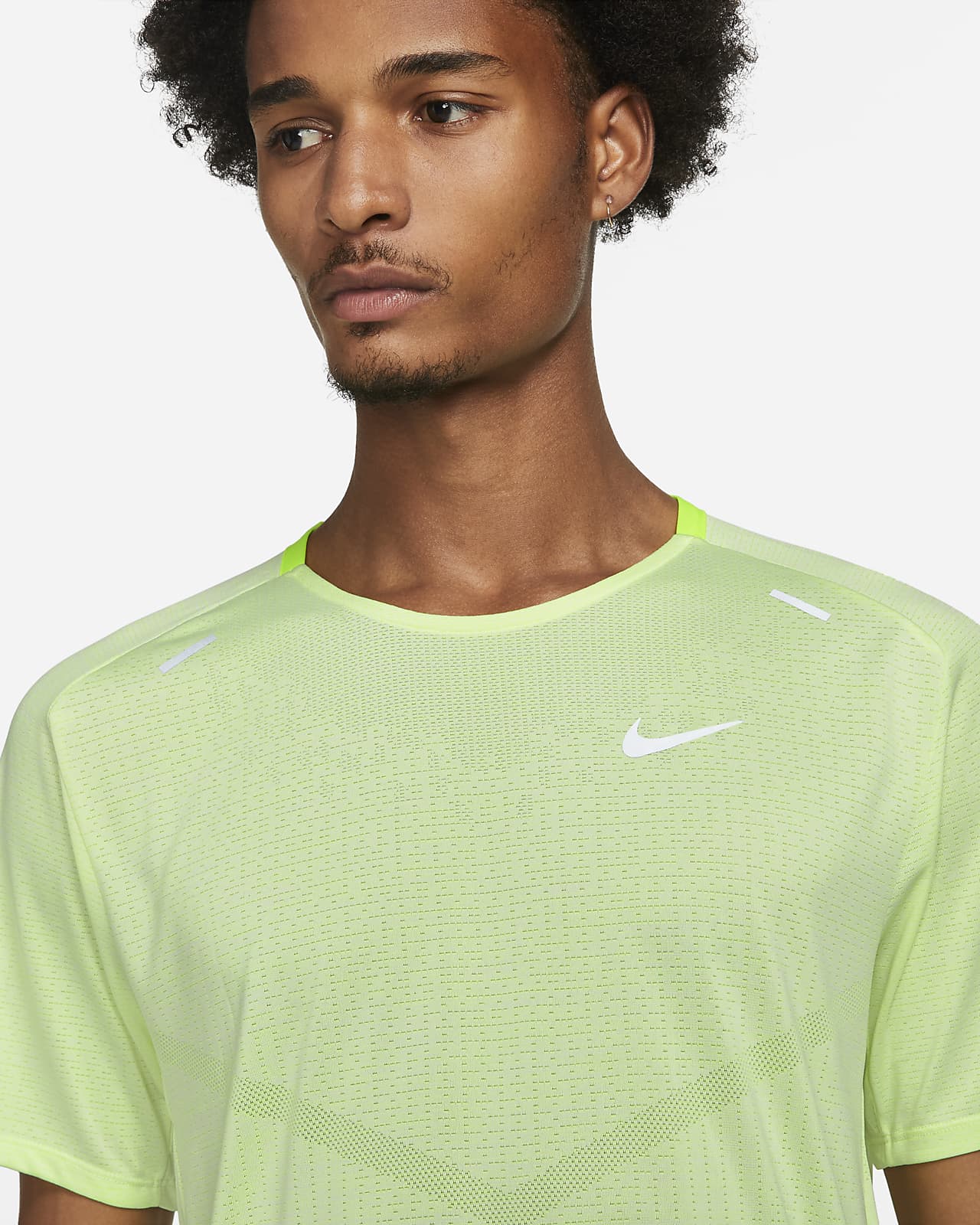 nike men's techknit ultra short sleeve running top