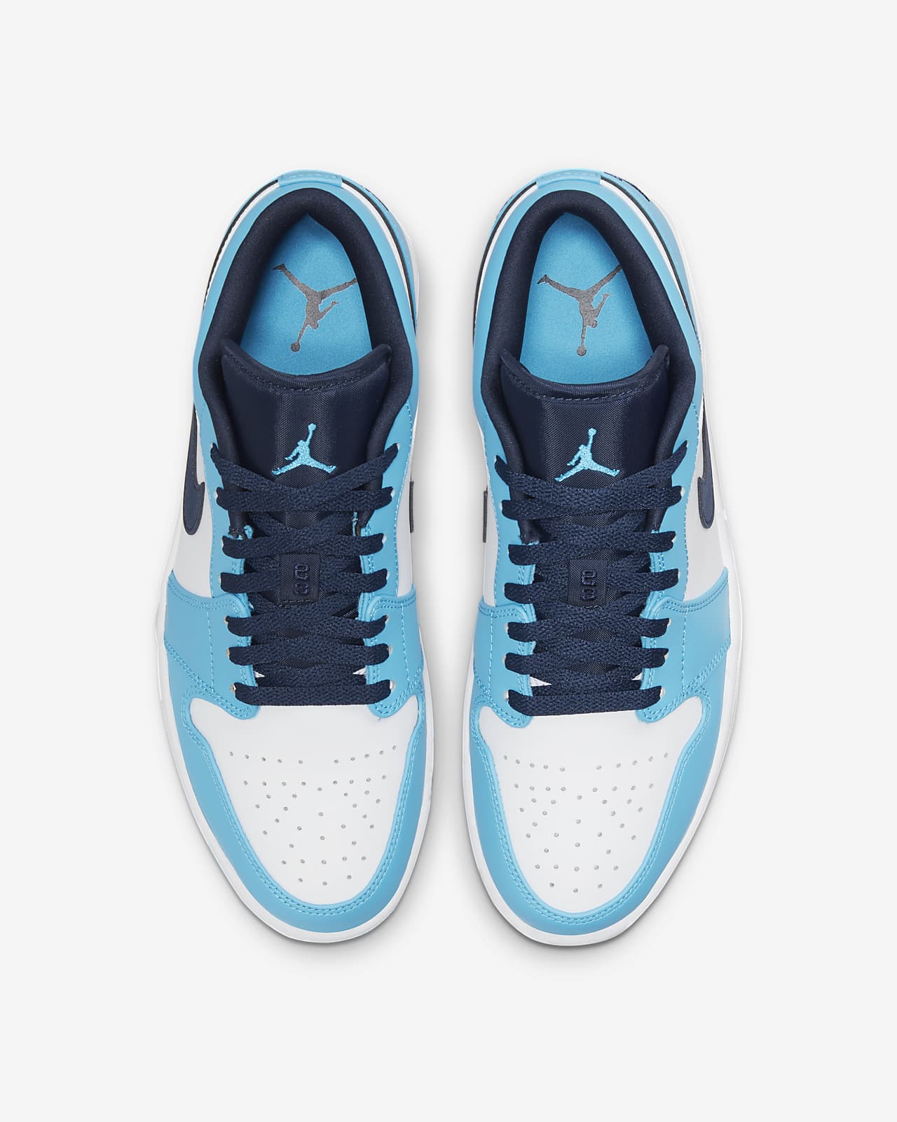 blue jordan 1 low top