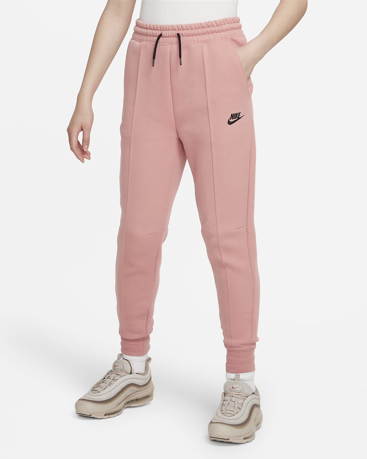 Nike Tech Fleece Jogger Pants Silk Grey Womens BV3472-063 size 2XL NWT $90