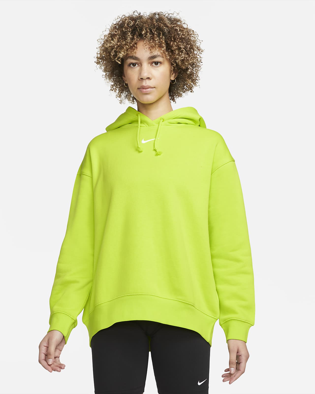 Overdimensioneret Nike Sportswear Collection Essentials-fleecehættetrøje