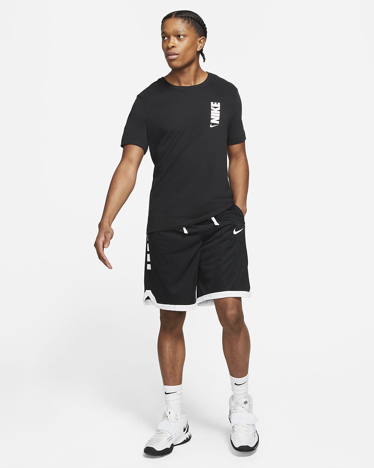 nike dry elite stripe basketball shorts
