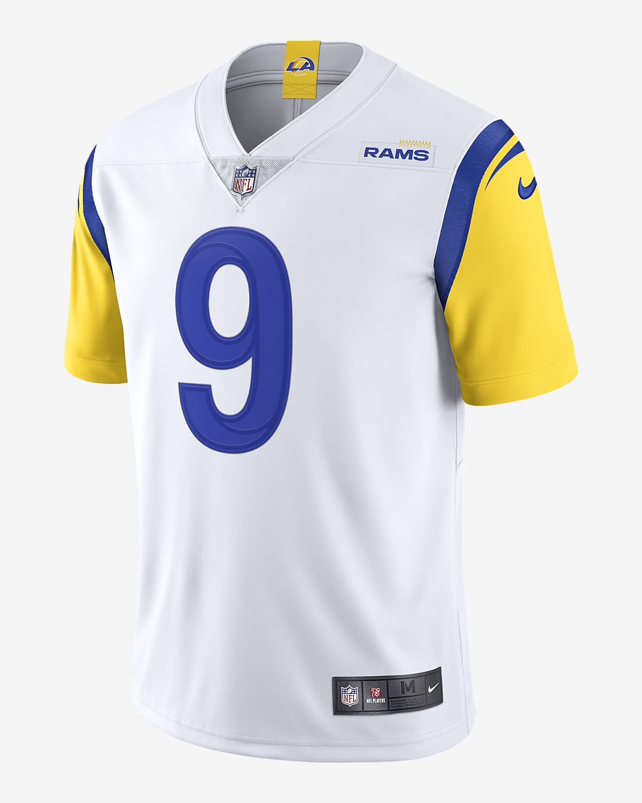 Jersey de fútbol americano edición limitada para hombre NFL Los Angeles Rams  Nike Vapor Untouchable (Matthew Stafford). 