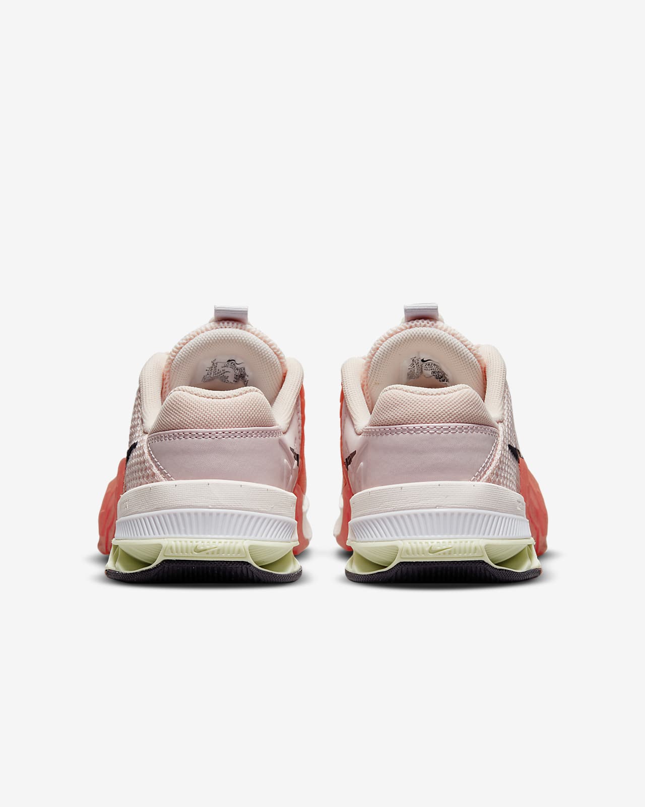 nike metcon trainers white and peach