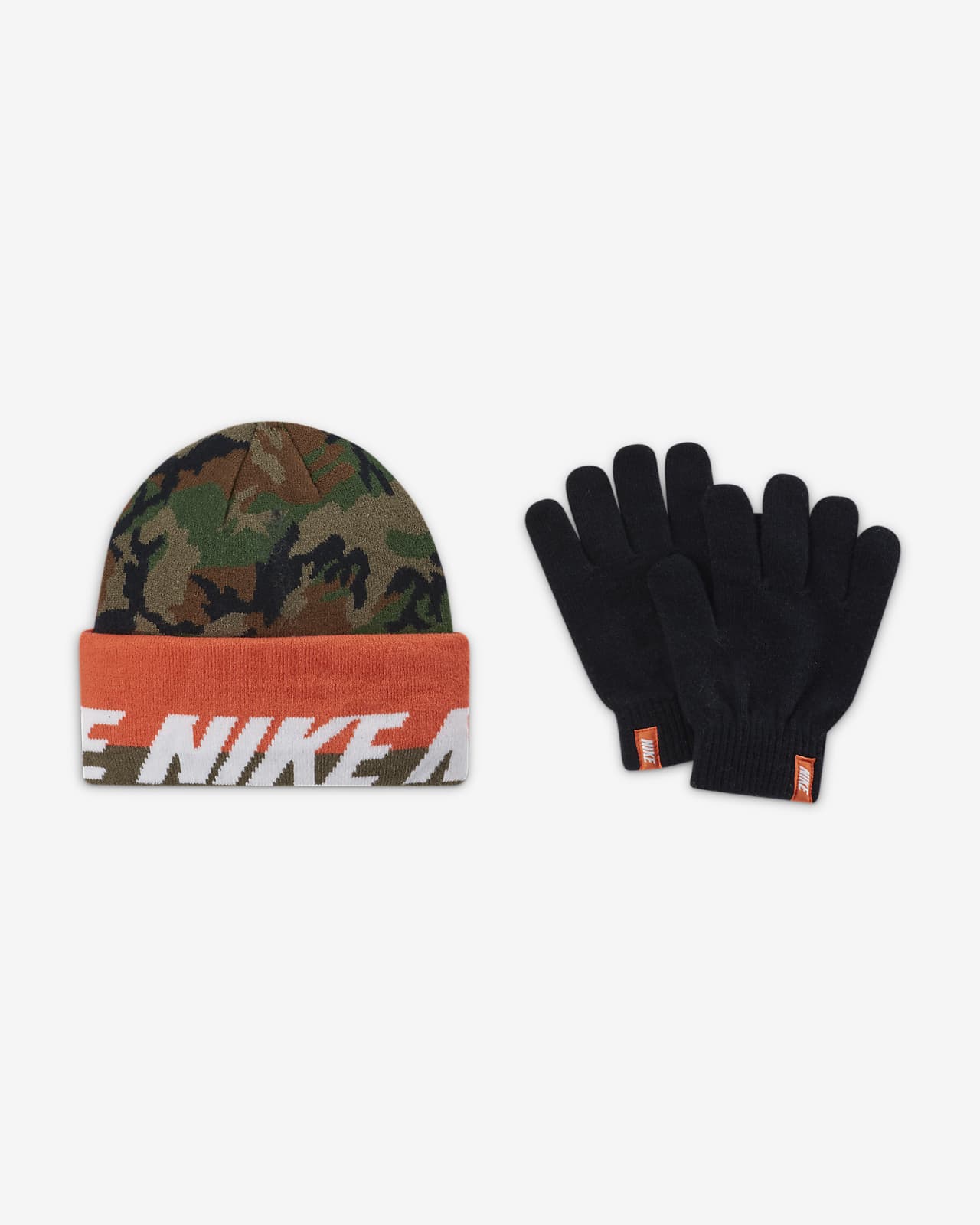 nike beanie and glove set