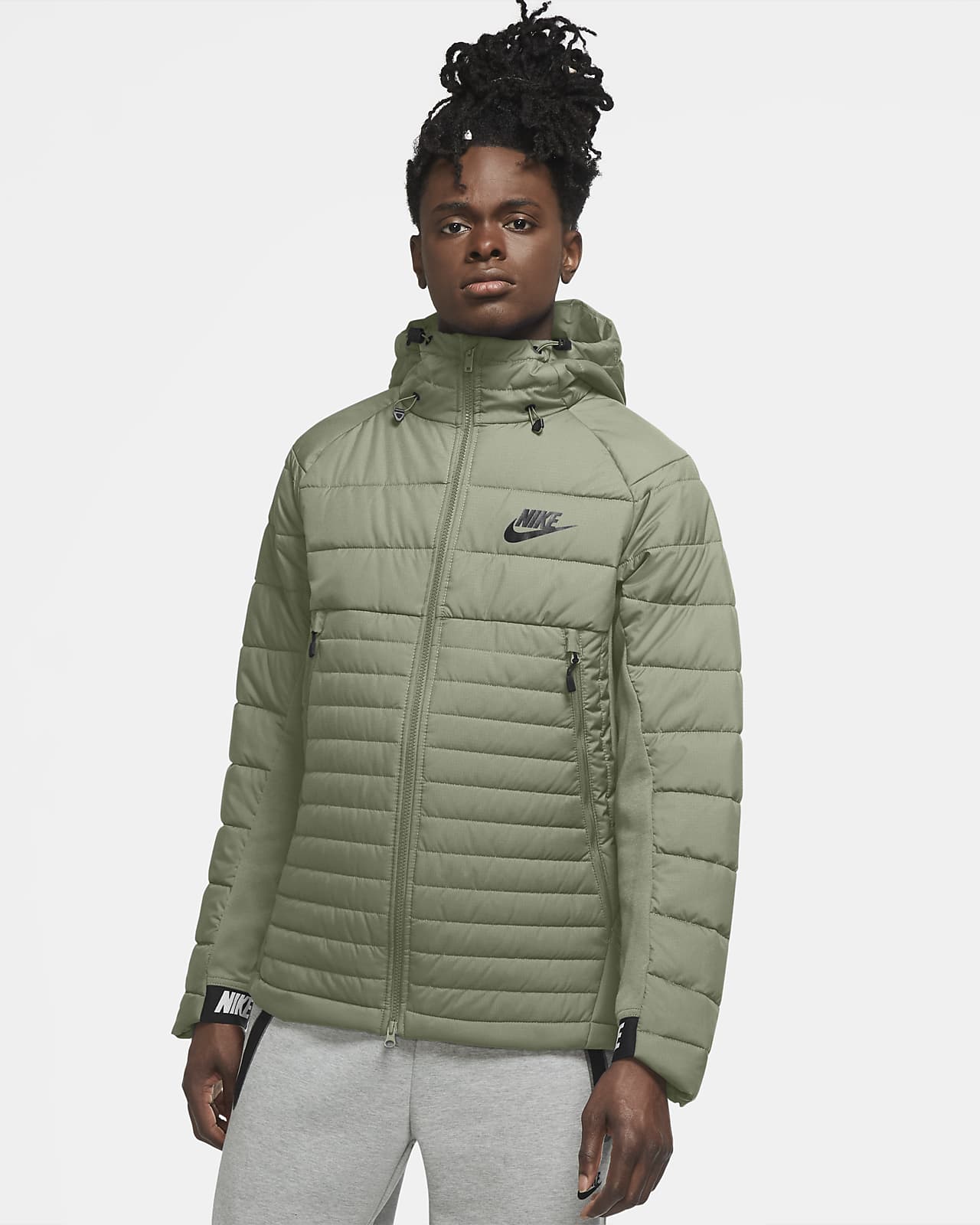 nike hooded fill jacket