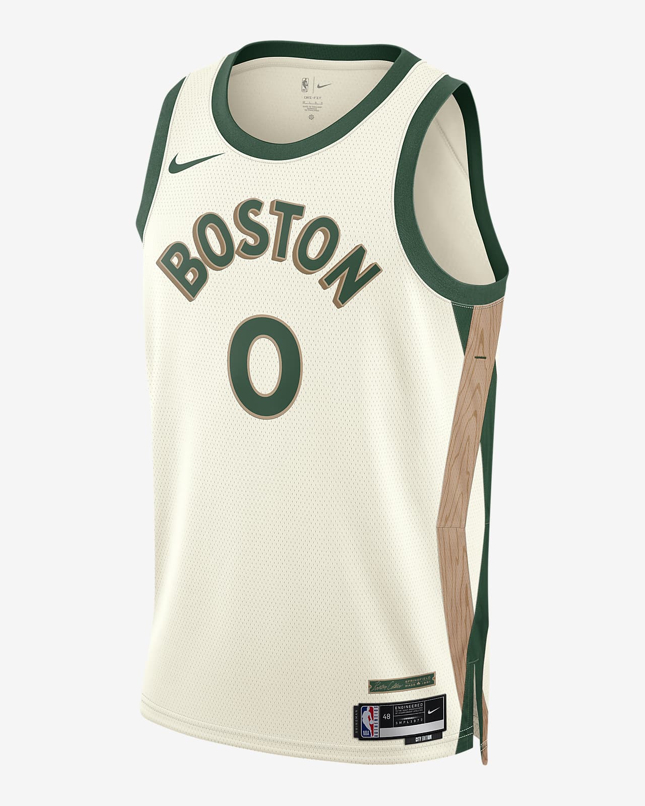 Jayson Tatum Boston Celtics City Edition 2023/24 Nike Dri-FIT NBA Swingman-drakt til herre