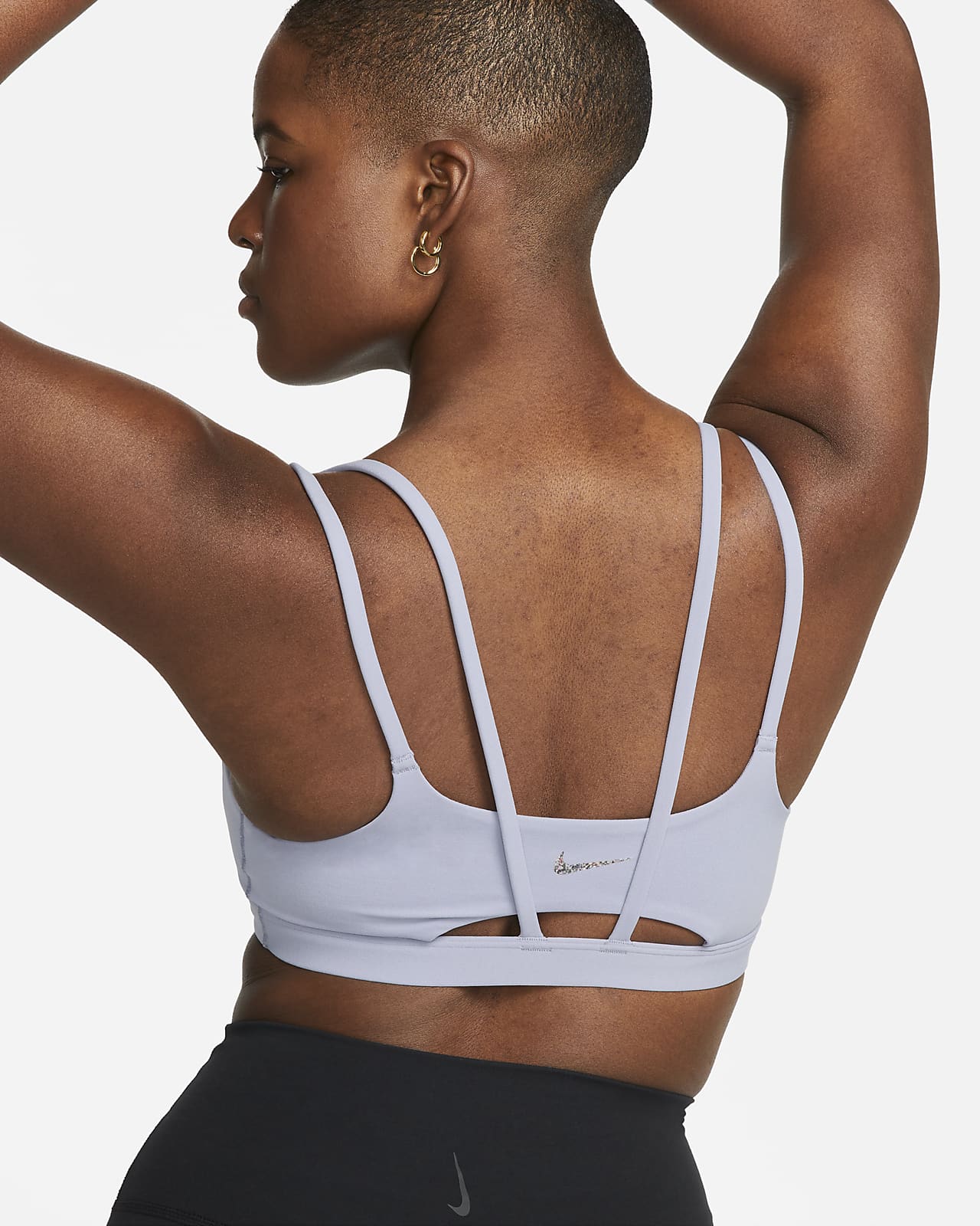 Nike Dri-fit Adv Indy Light-support Padded Strappy Sports Bra in