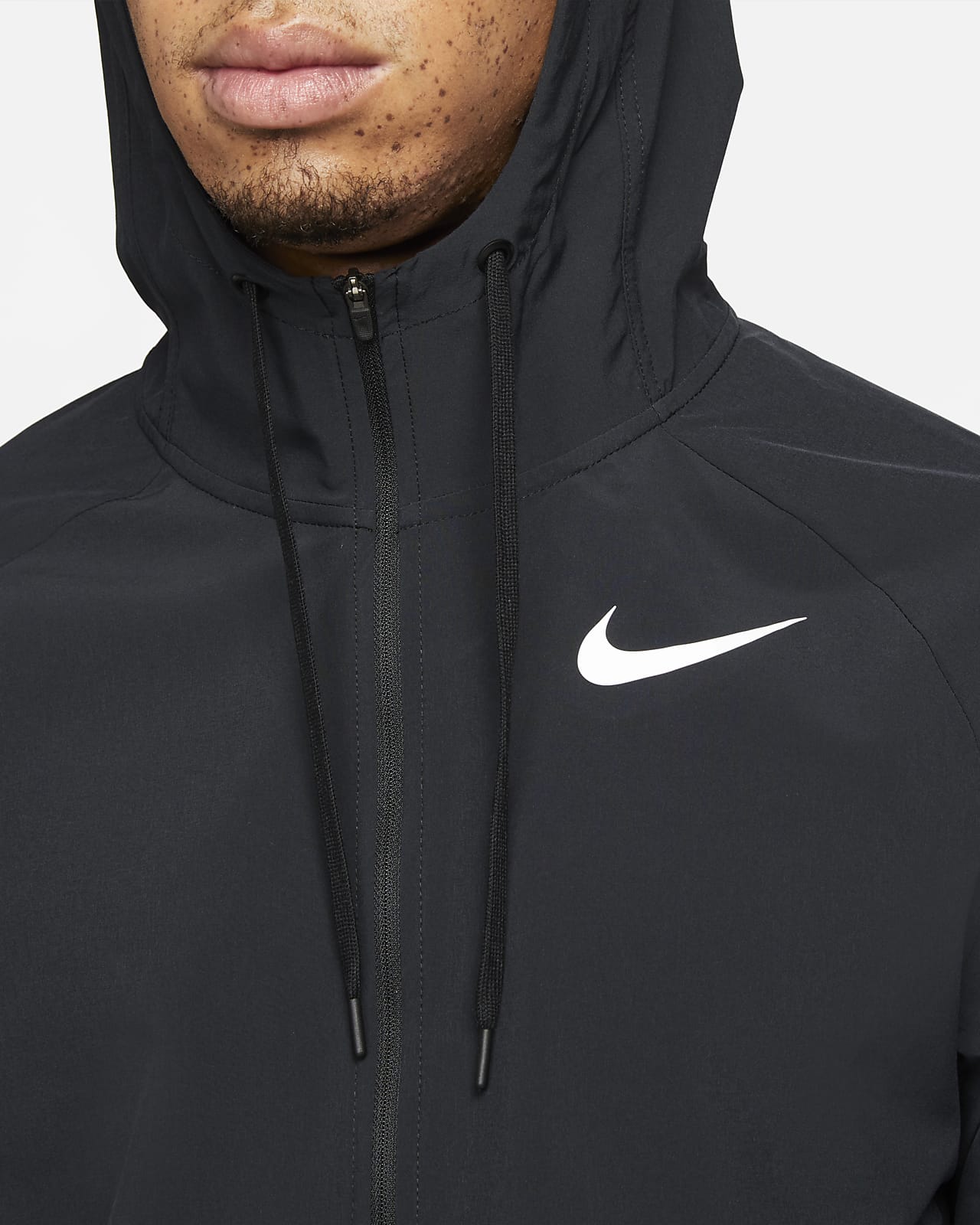 Men's Air Nike Black Fleece Zip Up Track Hoodie Sports tracksuit top size M