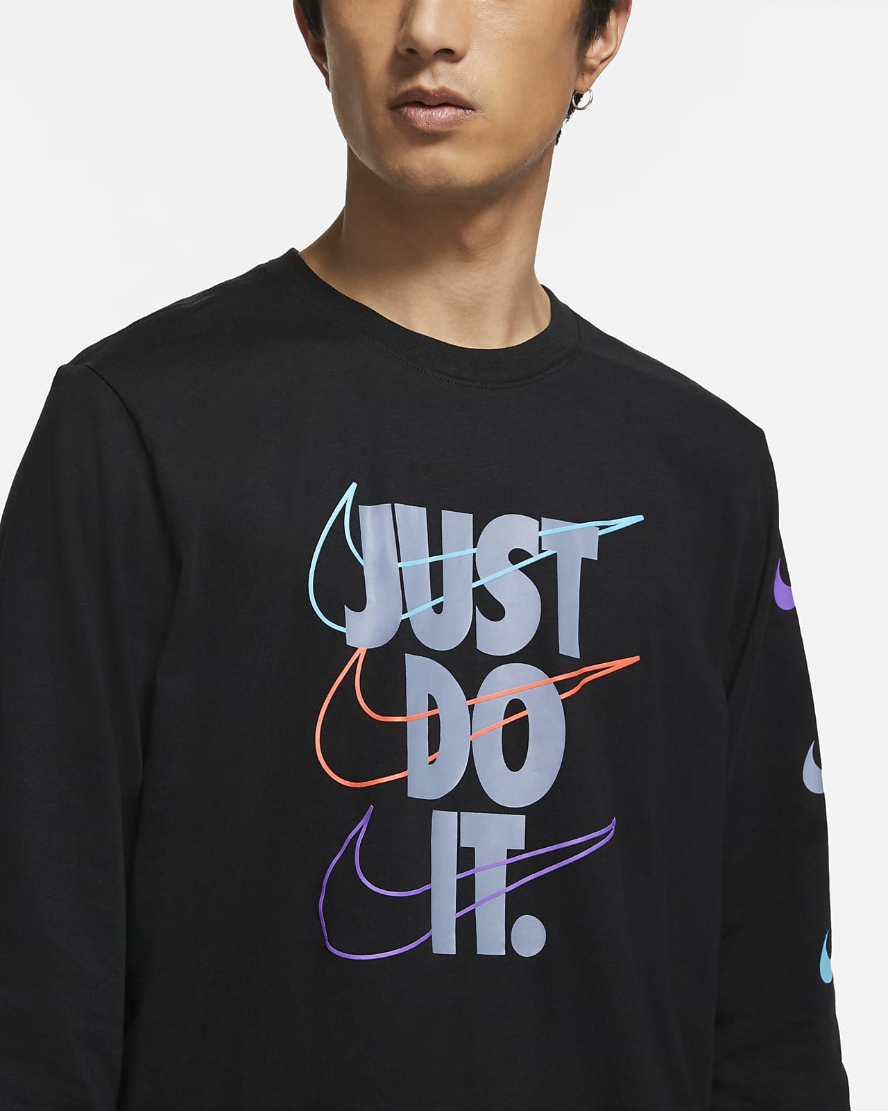 colourful nike t shirt