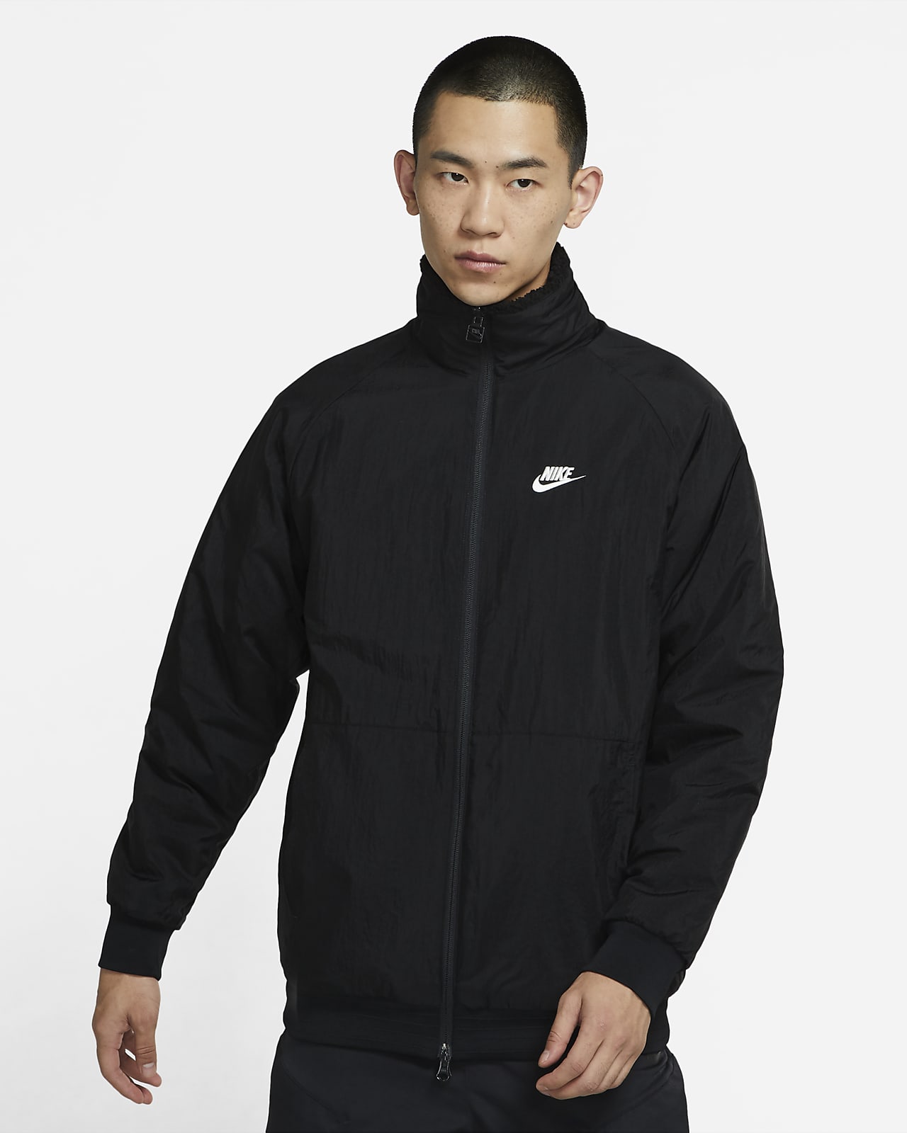 nike sportswear swoosh 男子全长拉链开襟双面穿夹克-耐克(nike)中国