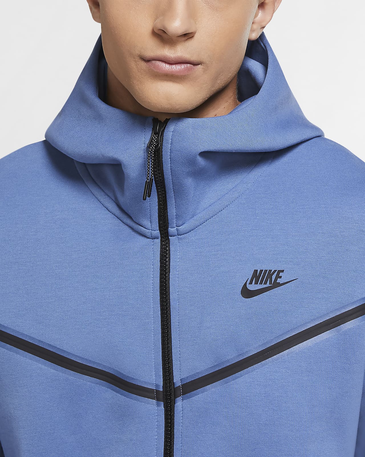 Nike tech fleece голубая. Nike Tech Fleece синий. Zip Hoodie Nike Tech Fleece голубая. Zip худи Tech Fleece Nike.