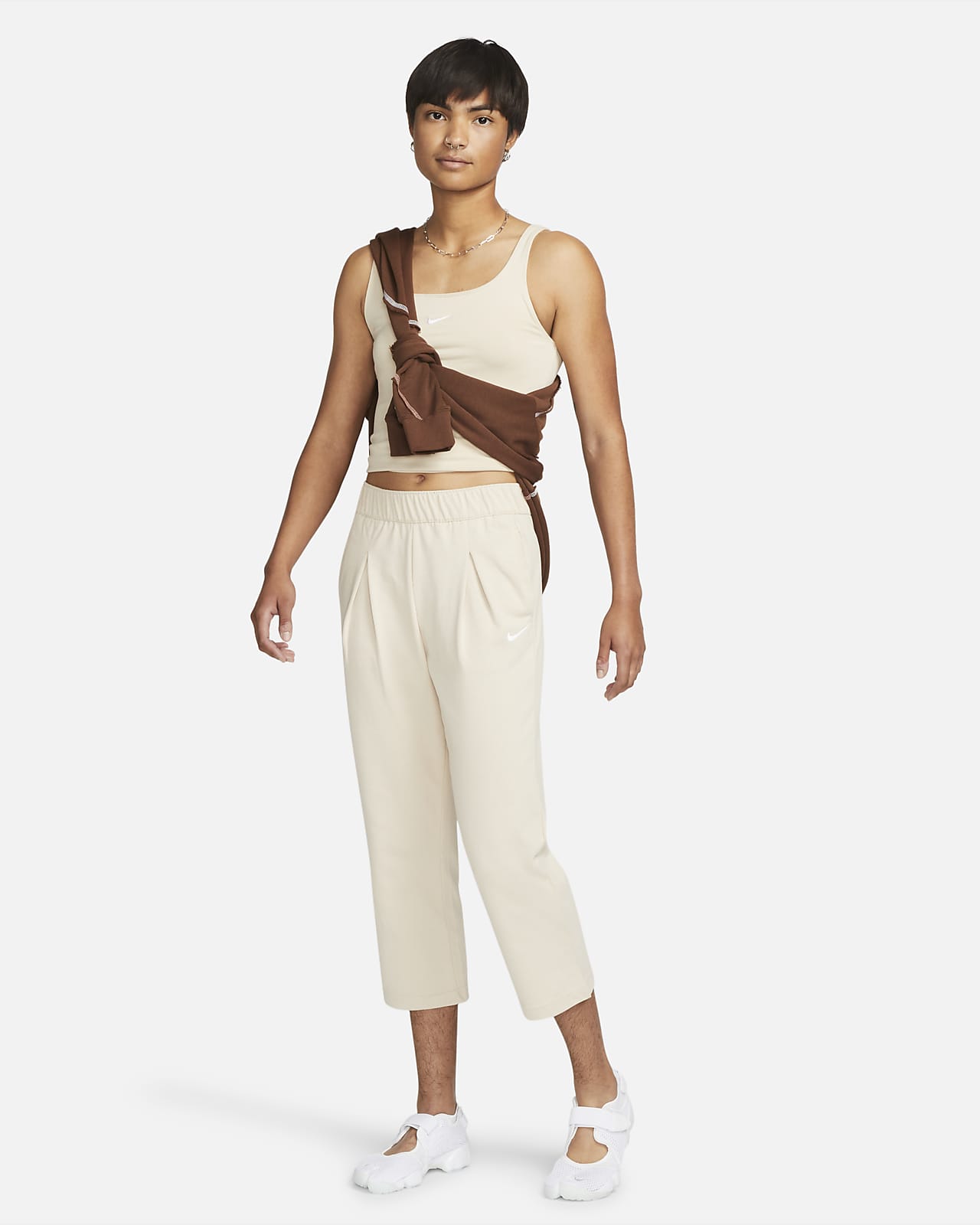 Wide Leg Cropped Pant/Capri: Made to Order | Canadian Made Womens Clothing  - ecolove