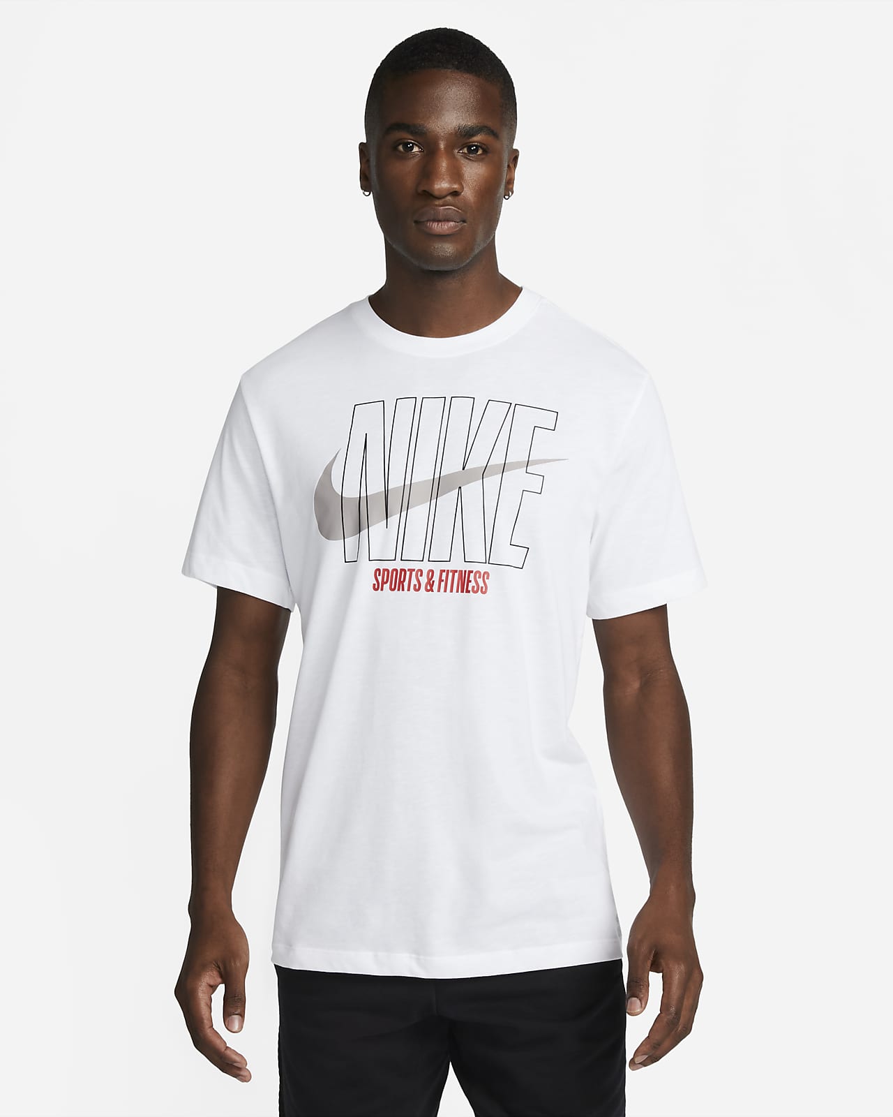 tempel Bouwen lengte Nike Dri-FIT Fitness T-shirt voor heren. Nike BE