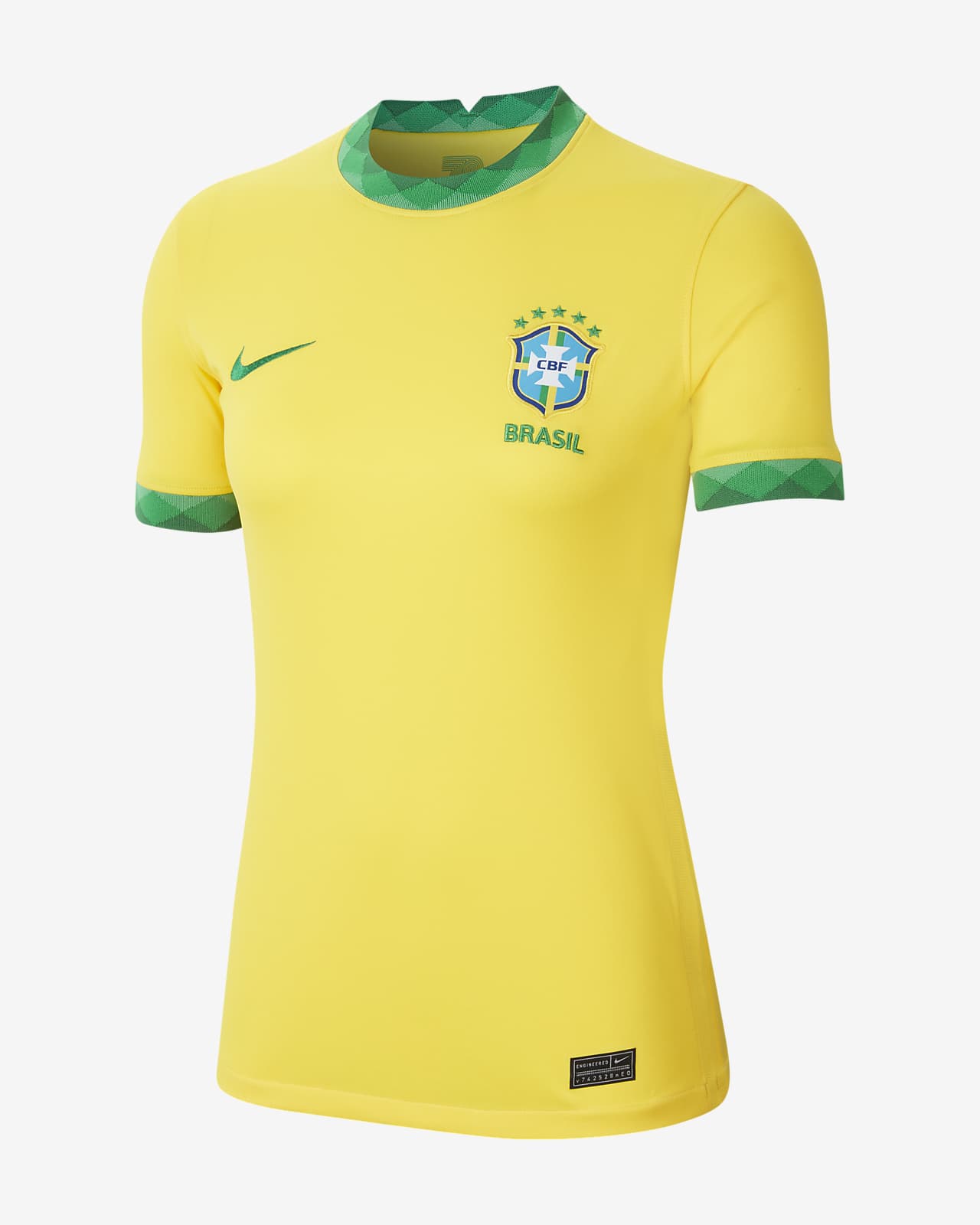 Maillot de football Brésil 2020 Stadium Domicile pour Femme. Nike CH