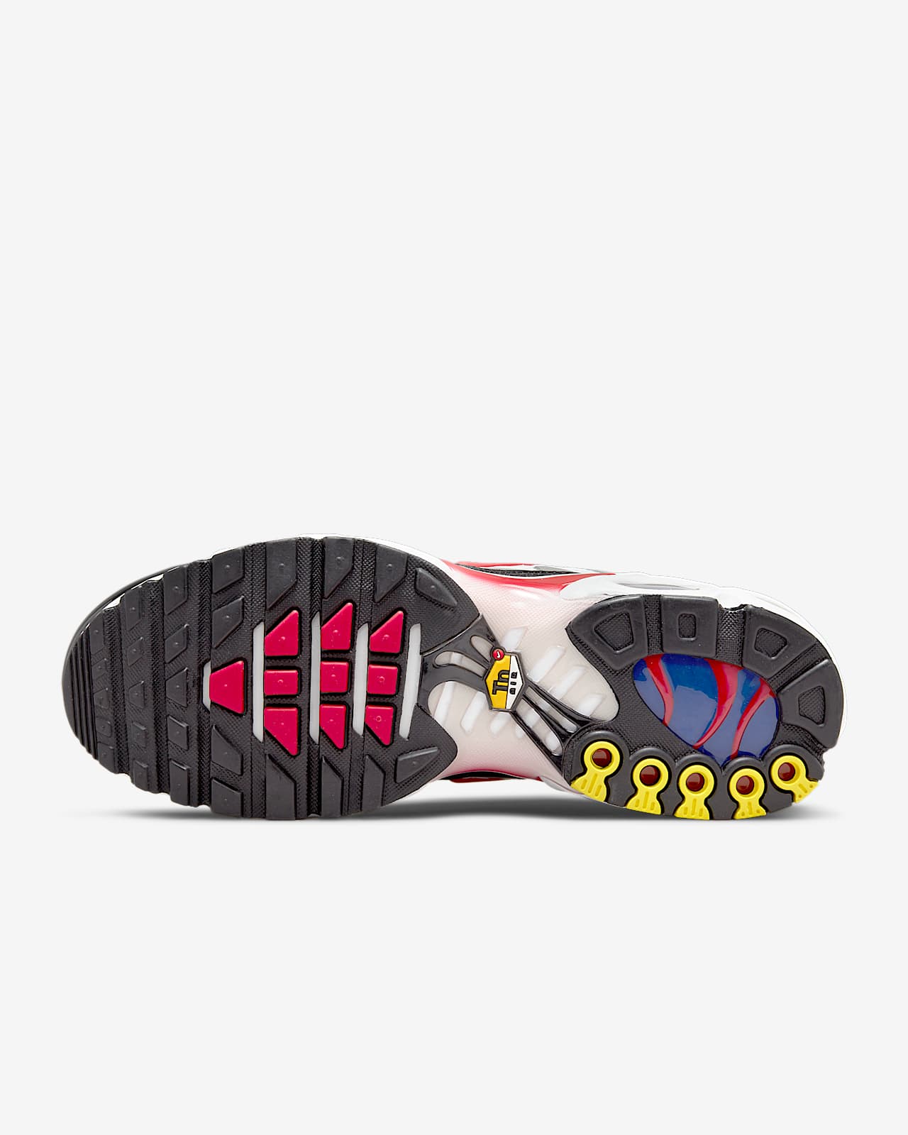 nike air max plus white red blue