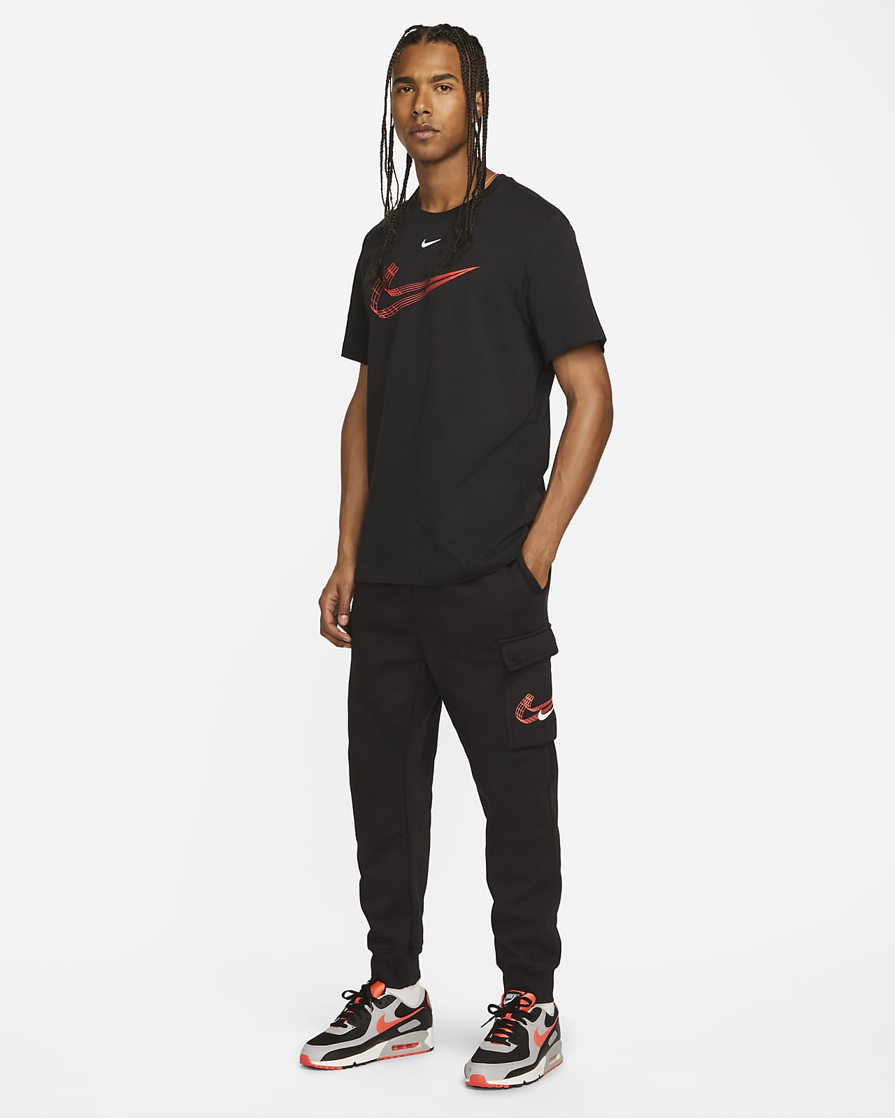Nike Sportswear Pantalón con bolsillos de tejido Fleece - Hombre. Nike ES