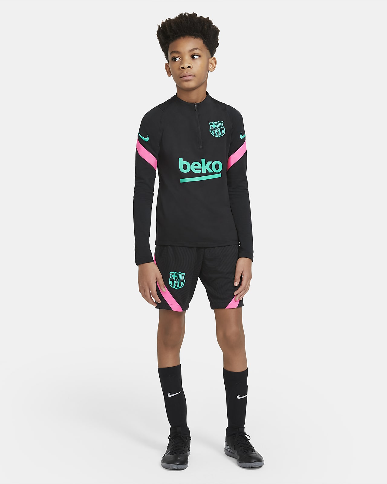 F C Barcelona Strike Older Kids Football Shorts Nike Au